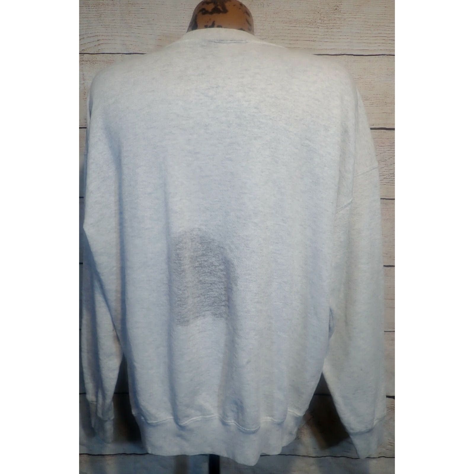 NFL VINTAGE Raiders Sweatshirt 90s XL Heather Gray Crew Neck Men’s Distressed Size US XL / EU 56 / 4 - 2 Thumbnail