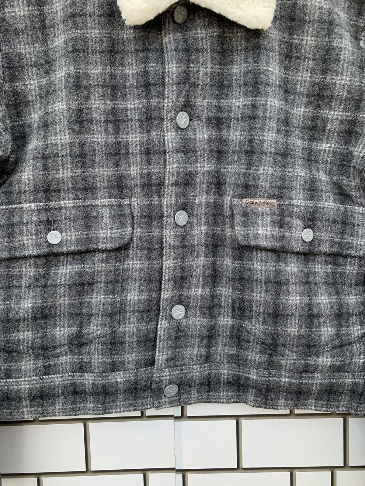 Calvin Klein × Vintage Vintage Calvin Klein Jeans Cropped Jacket Size US S / EU 44-46 / 1 - 8 Thumbnail