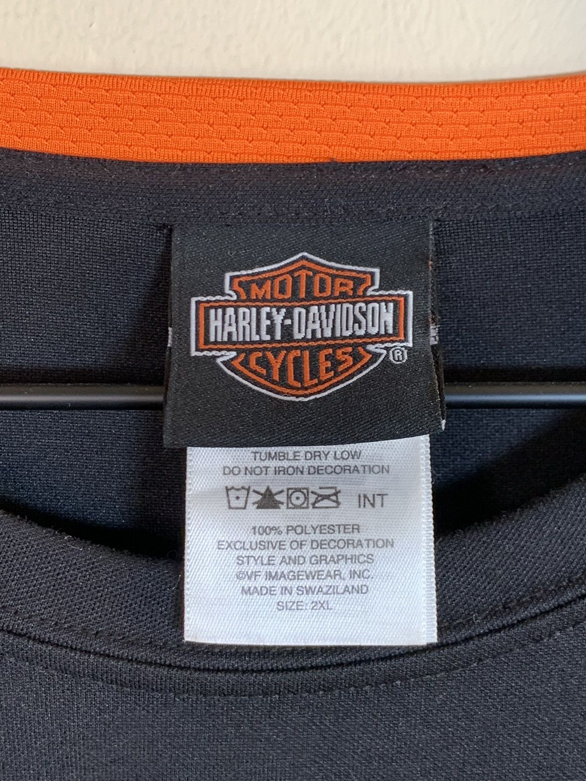 Harley Davidson × Vintage *RARE* Vintage Harley Davidson Jersey Athletic Biker T-Shirt Size US XXL / EU 58 / 5 - 6 Thumbnail