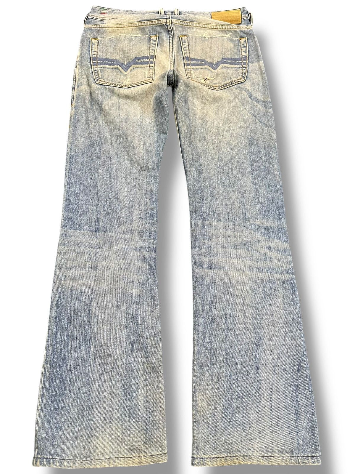 Diesel Vintage Diesel Zatiny Flare Mudwash Distressed Denim Size US 31 - 7 Thumbnail