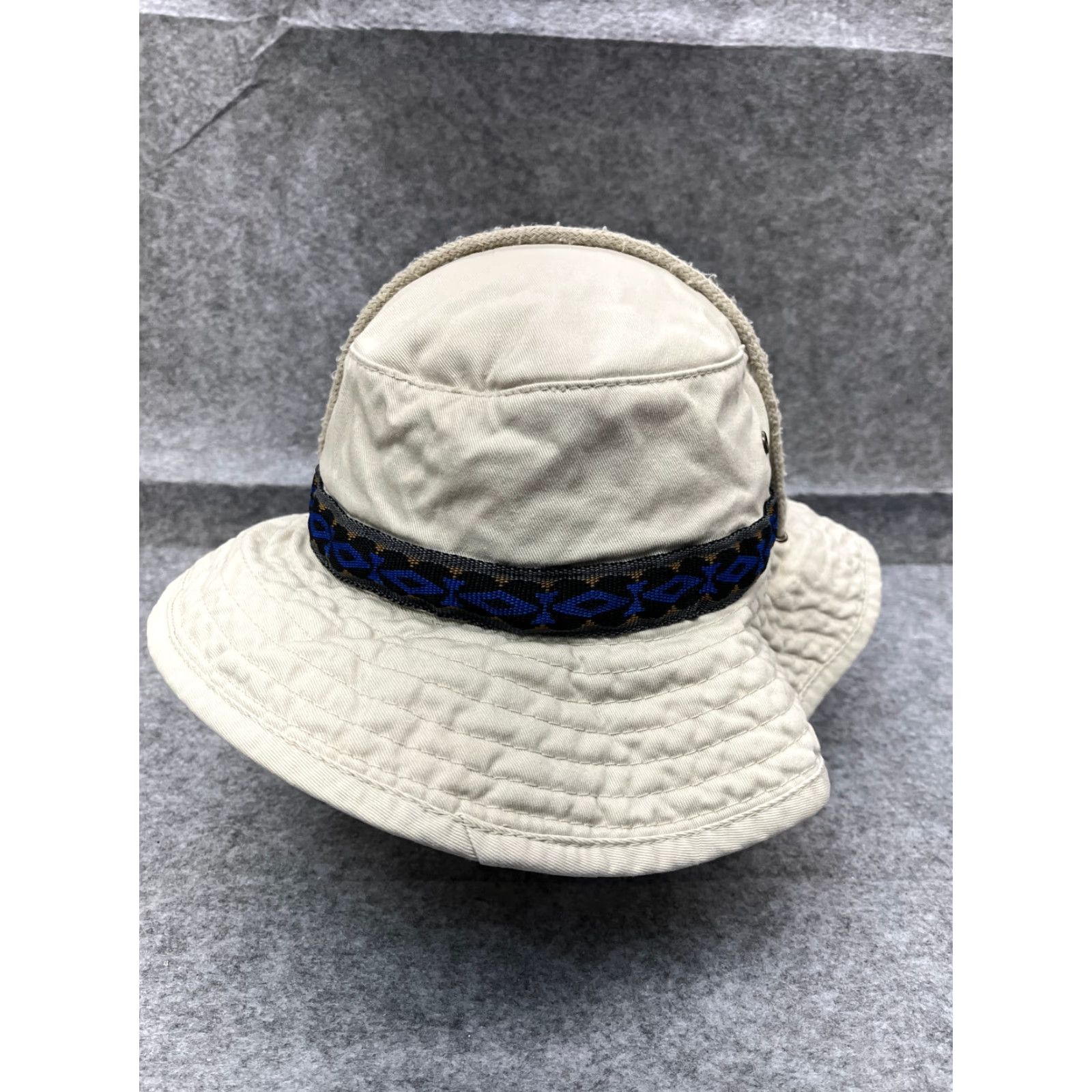 Vintage Dorfman Pacific Bucket Hat Adult Large Ivory 100% Cotton Sun Knit Cotton Hat Bucket Hat Camping Fish Hunting Logo Adjustable Lightweight Men Size ONE SIZE - 6 Thumbnail