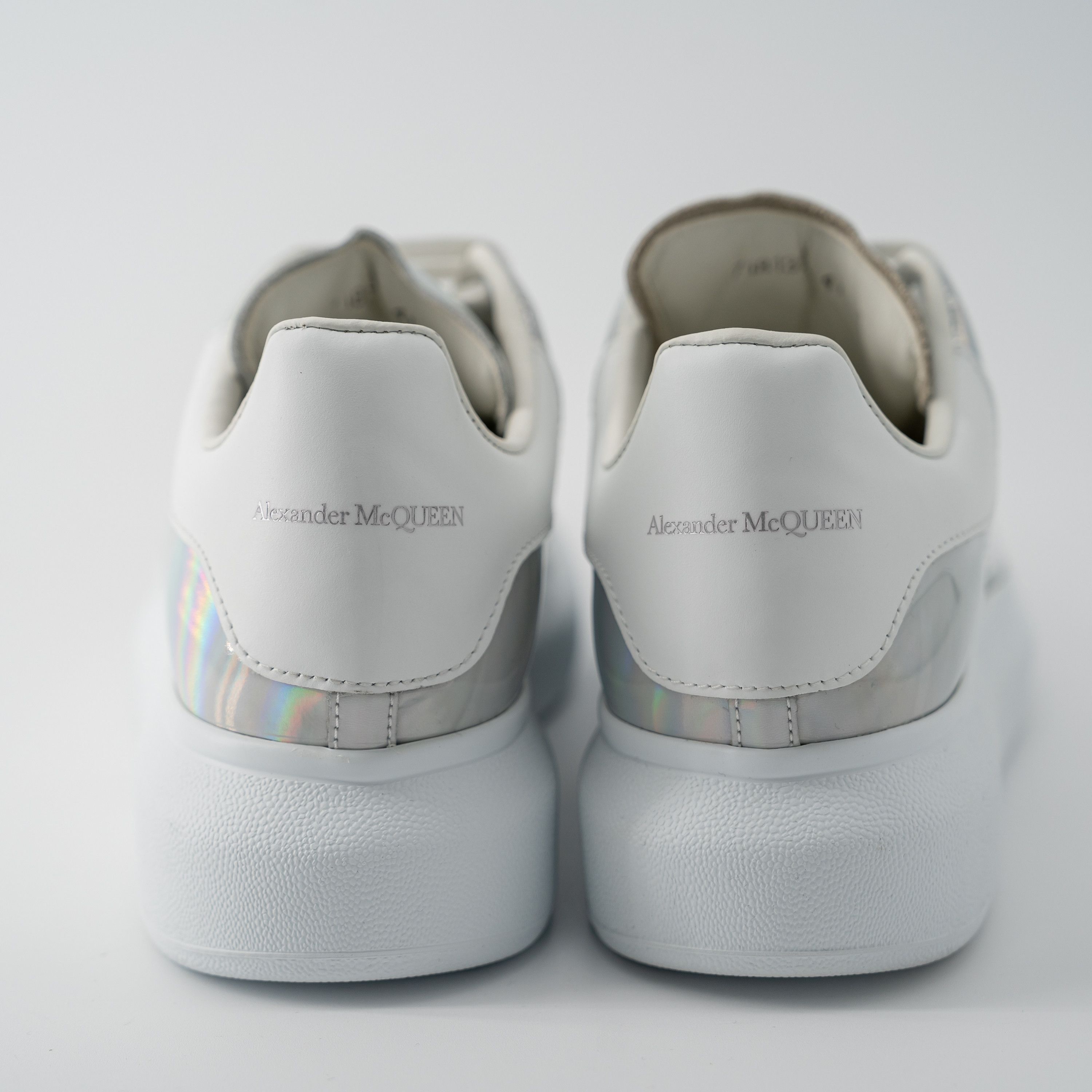 Alexander McQueen 11 - Alexander McQueen Oversized Sneakers White Iridescent Size US 11 / IT 41 - 4 Thumbnail
