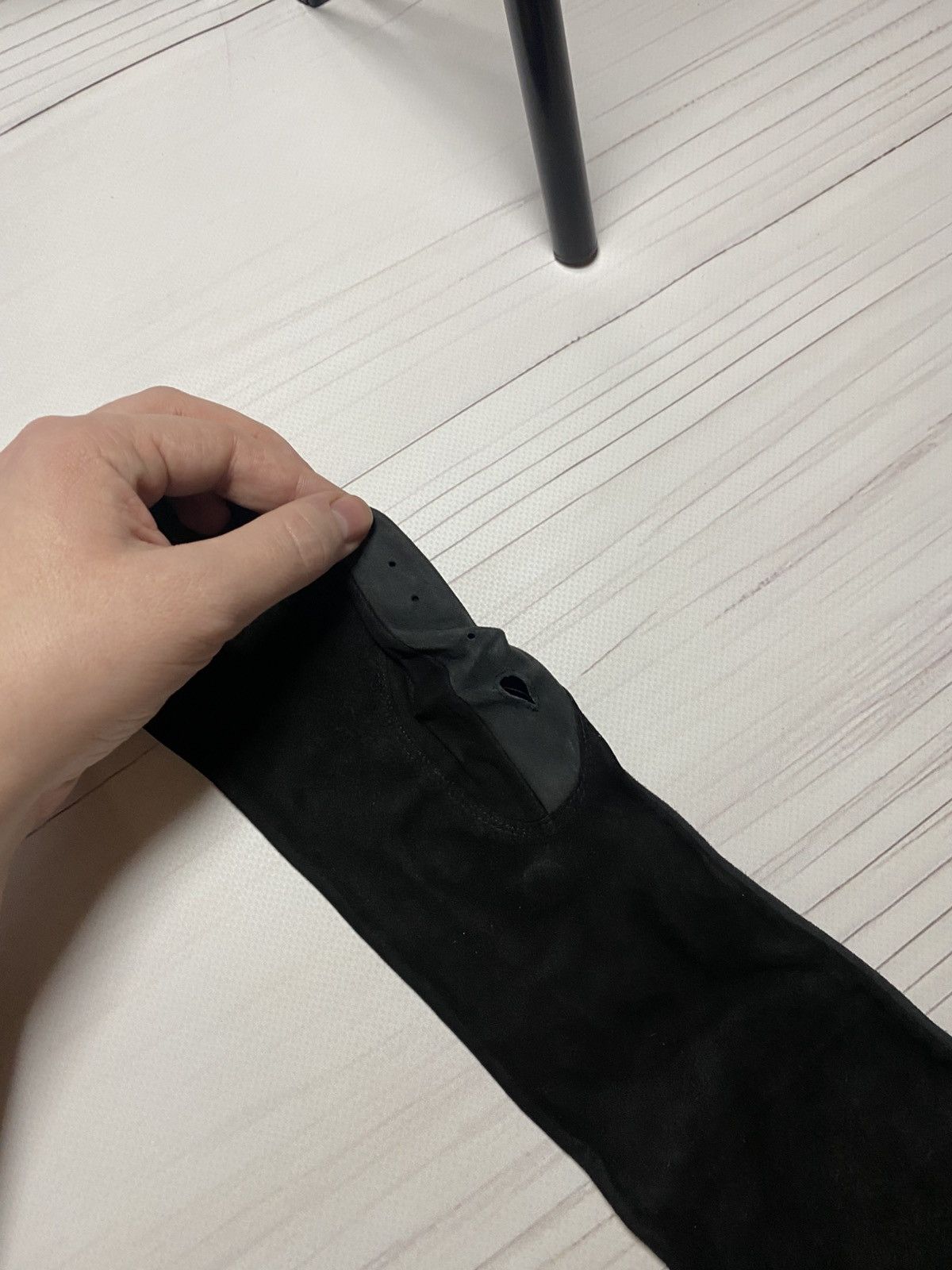Marni Vintage Marni Black Leather Long Gloves Size 7.5 Size ONE SIZE - 14 Thumbnail
