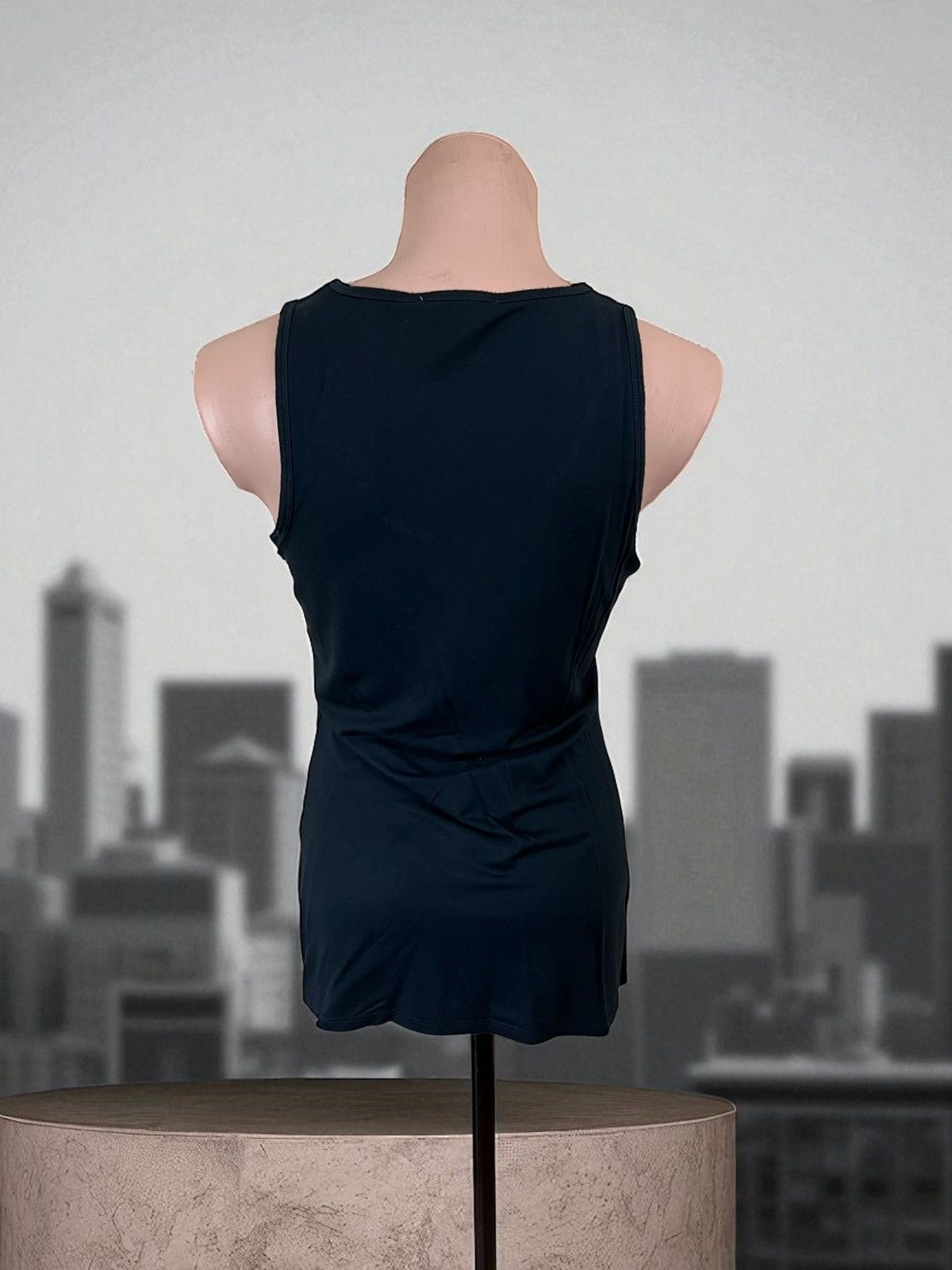 Armani Exchange Armani Exchange black sleeveless blouse size S Size S / US 4 / IT 40 - 3 Thumbnail
