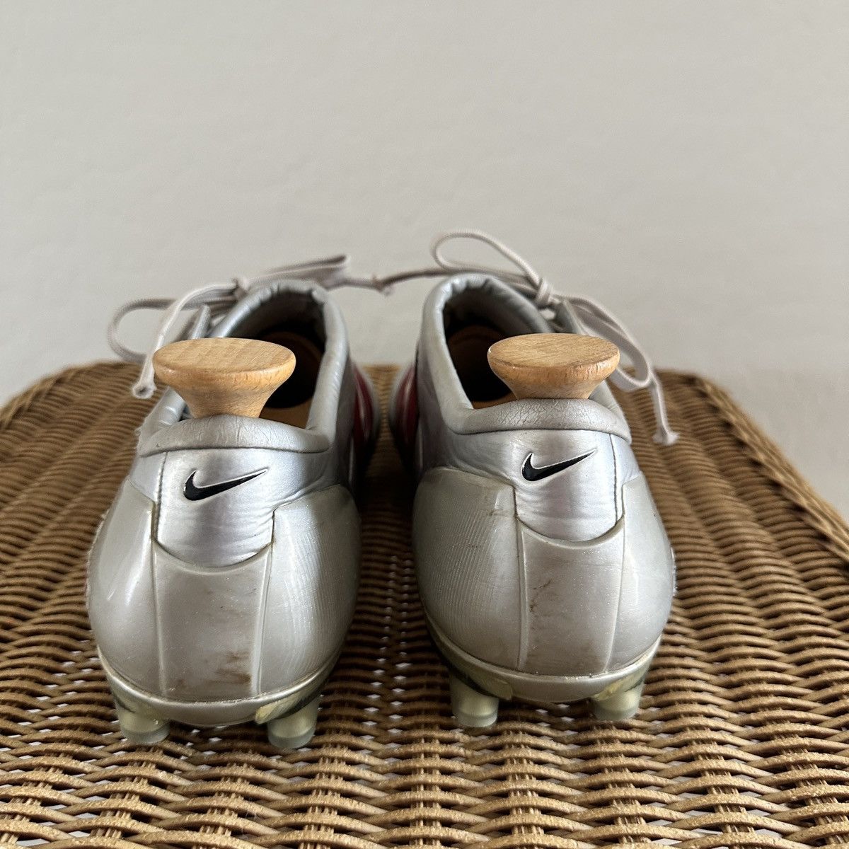 Nike Nike Total 90 Air Zoom FG Silver US12 Boots Cleats Italy Size US 12 / EU 45 - 5 Thumbnail