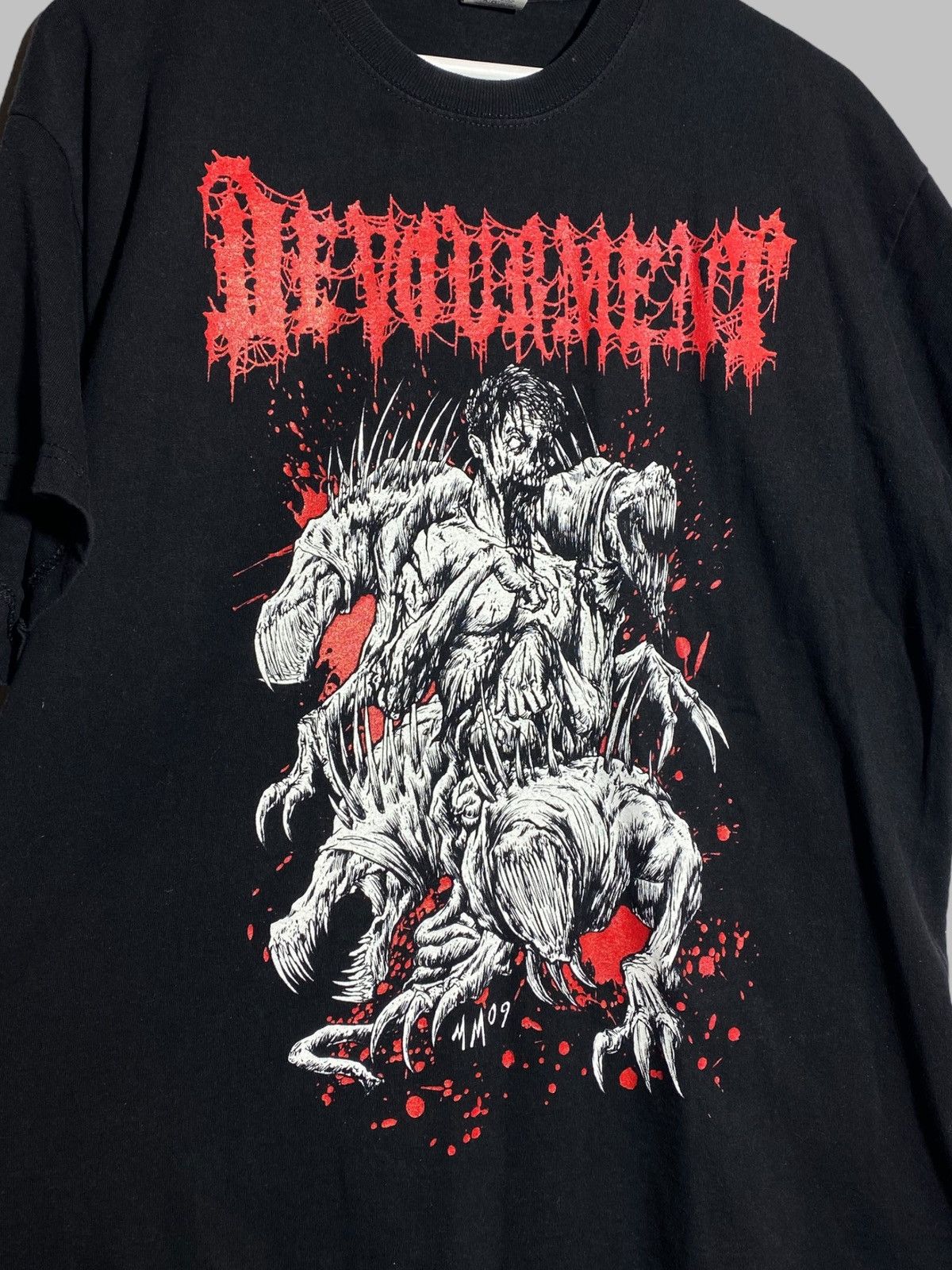 Other 🔥 DEVOURMENT DEATH METAL BLOODY GRAPHIC TEE BRUTAL AF Size US XL / EU 56 / 4 - 3 Thumbnail