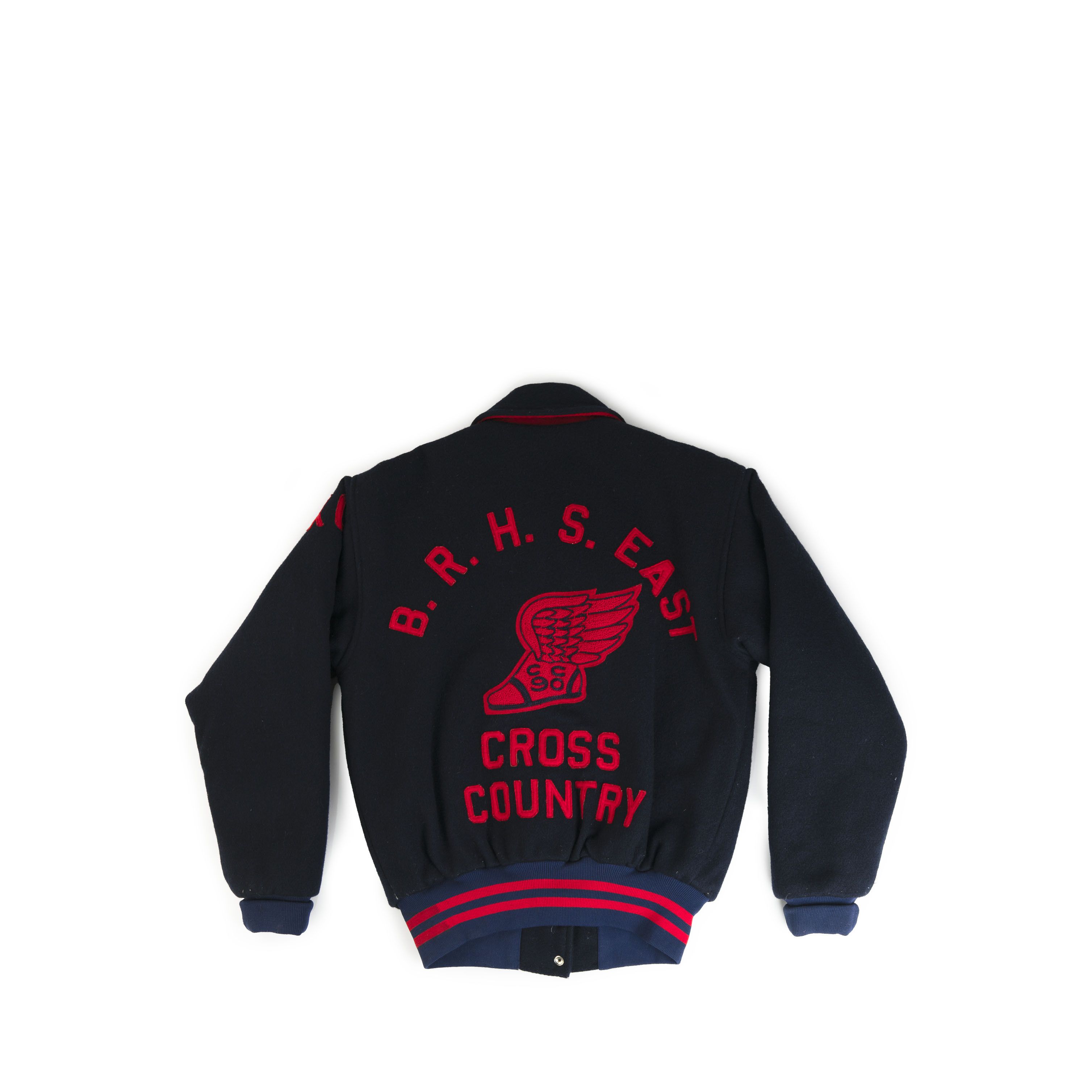 Vintage Vintage 1990 Cross Country Varsity Jacket Size US M / EU 48-50 / 2 - 2 Thumbnail