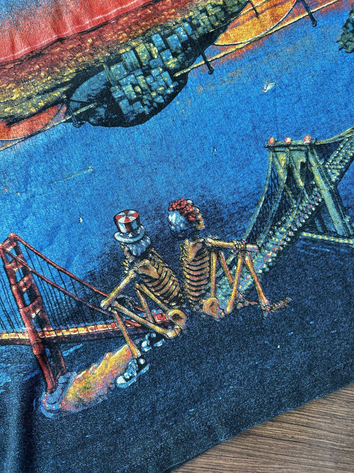 Band Tees × Grateful Dead × Vintage 𝗩𝗶𝗻𝘁𝗮𝗴𝗲 𝗚𝗿𝗮𝘁𝗲𝗳𝘂𝗹 𝗱𝗲𝗮𝗱 𝟭𝟵𝟵𝟬𝘀’ 𝗢𝘃𝗽 (𝗥𝗮𝗿𝗲) Size US L / EU 52-54 / 3 - 4 Thumbnail