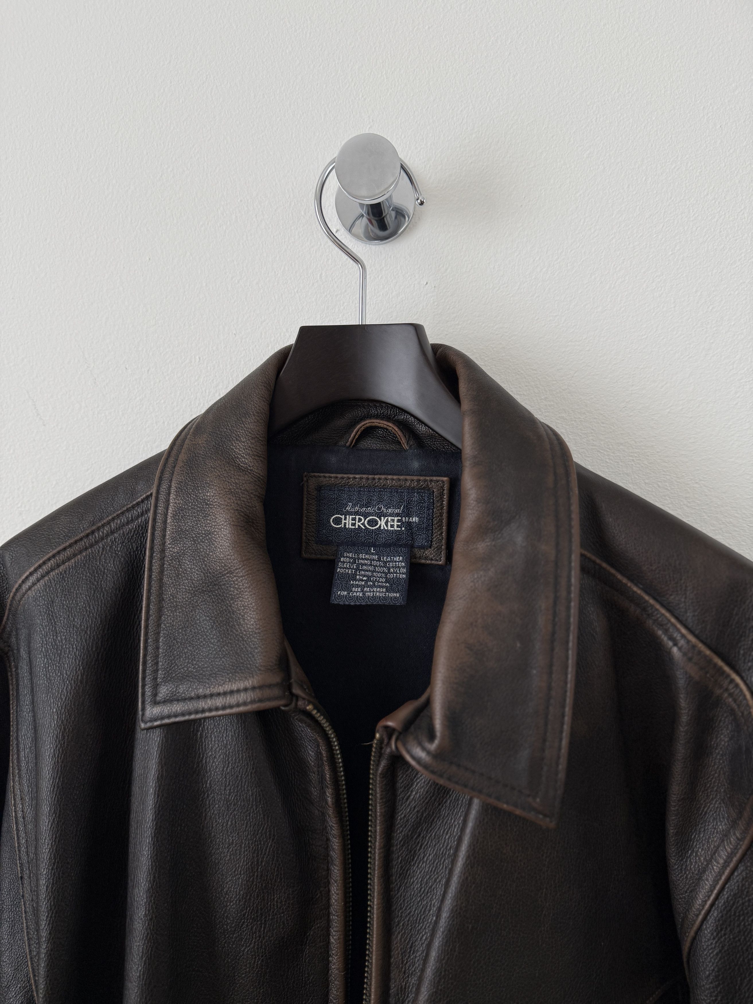 Cherokee Vintage Leather Jacket Size US L / EU 52-54 / 3 - 5 Thumbnail
