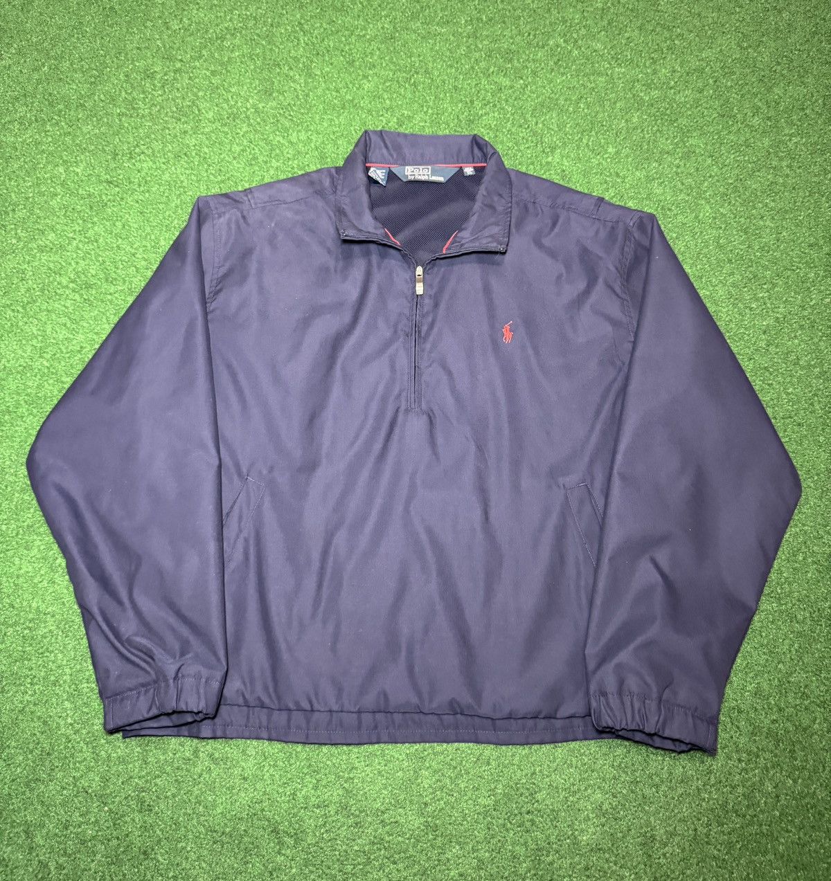 Polo Ralph Lauren Polo Ralph Lauren 1/4 Zip Vintage Windbreaker XL Jacket Size US XL / EU 56 / 4 - 1 Thumbnail