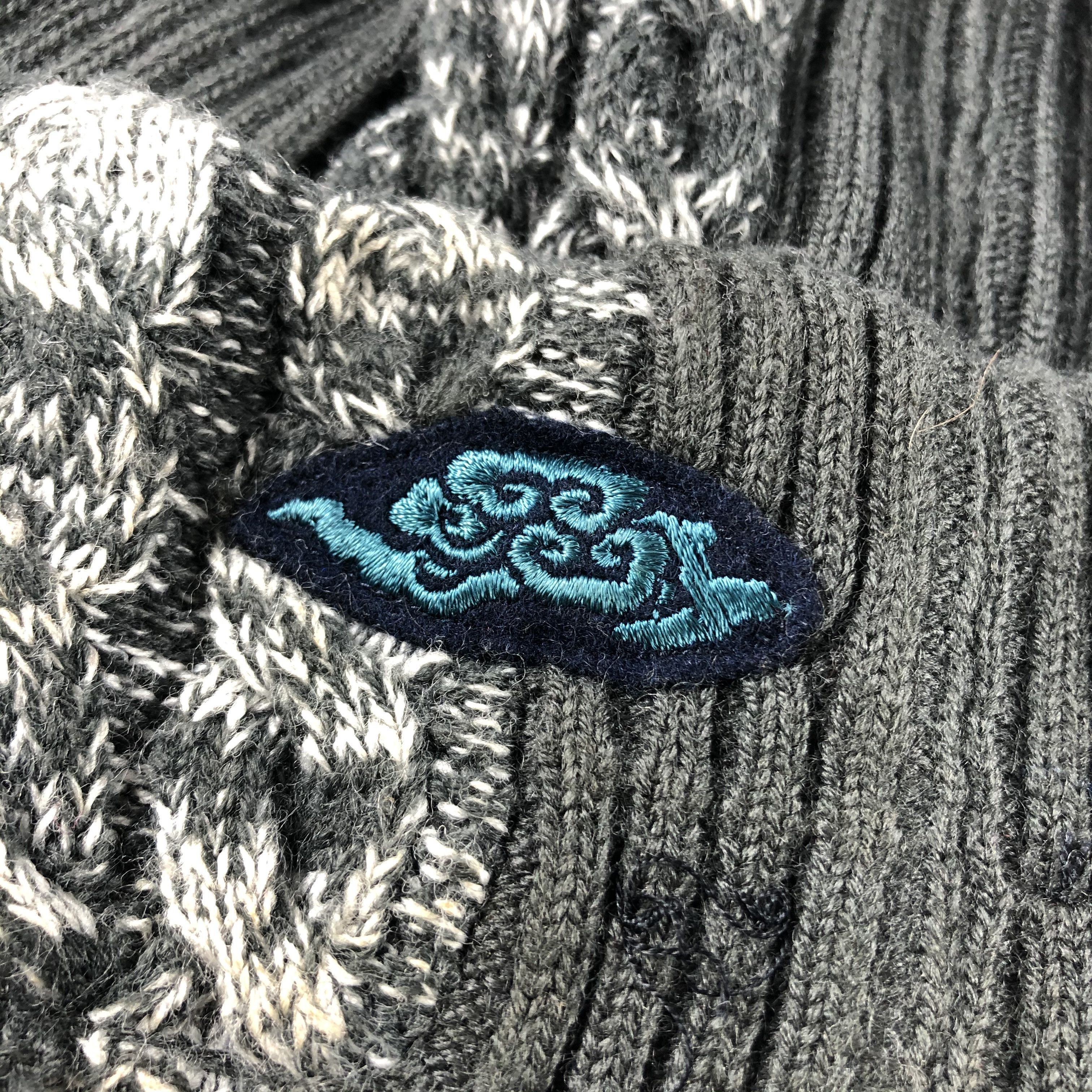 Vintage Womens Bokuu Ribbed Beanie Snow Hat Snow Cap -D812 Size ONE SIZE - 4 Thumbnail