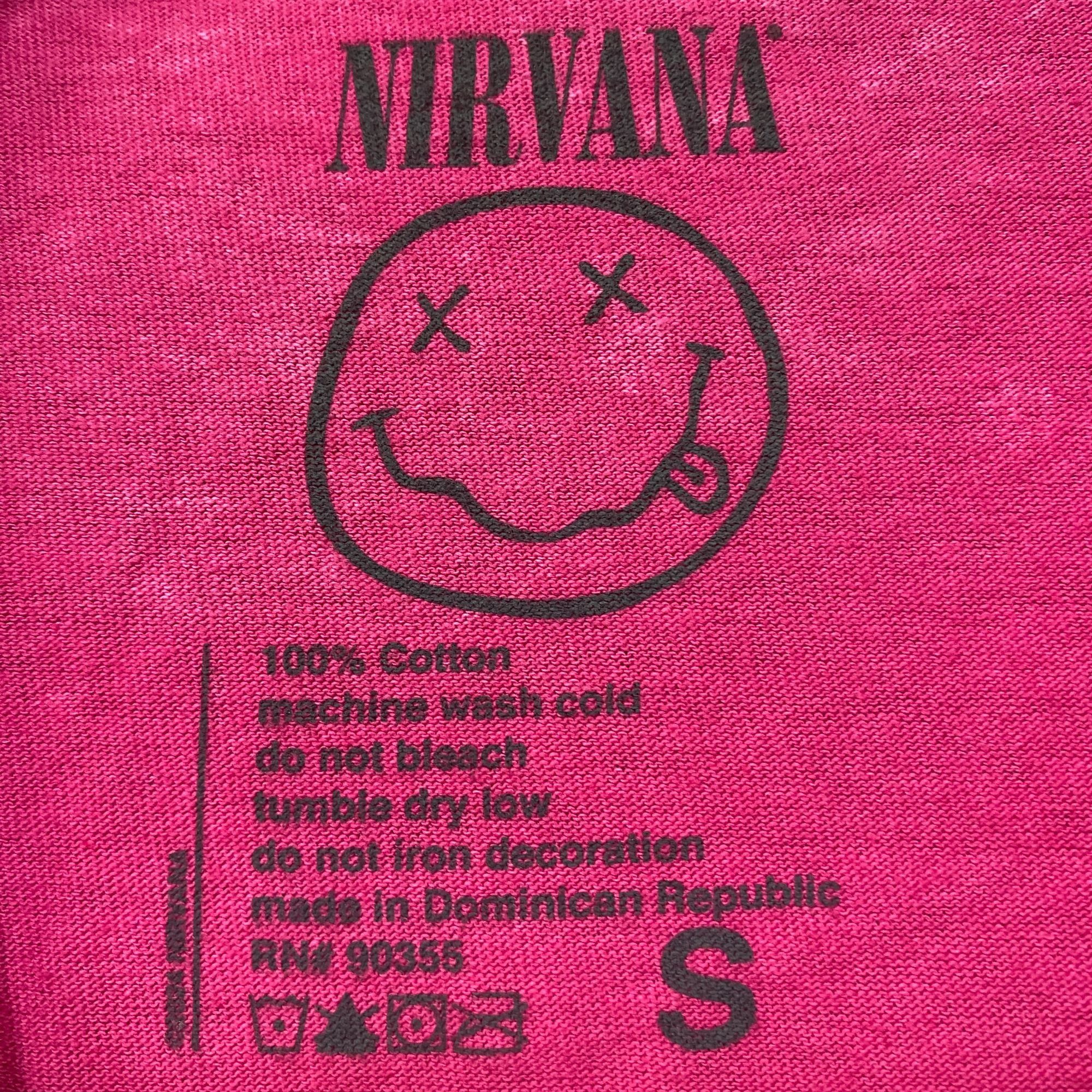 Nirvana Nirvana Nevermind Tour Watercolor Smiley Grunge Band Tee S Size US S / EU 44-46 / 1 - 4 Thumbnail