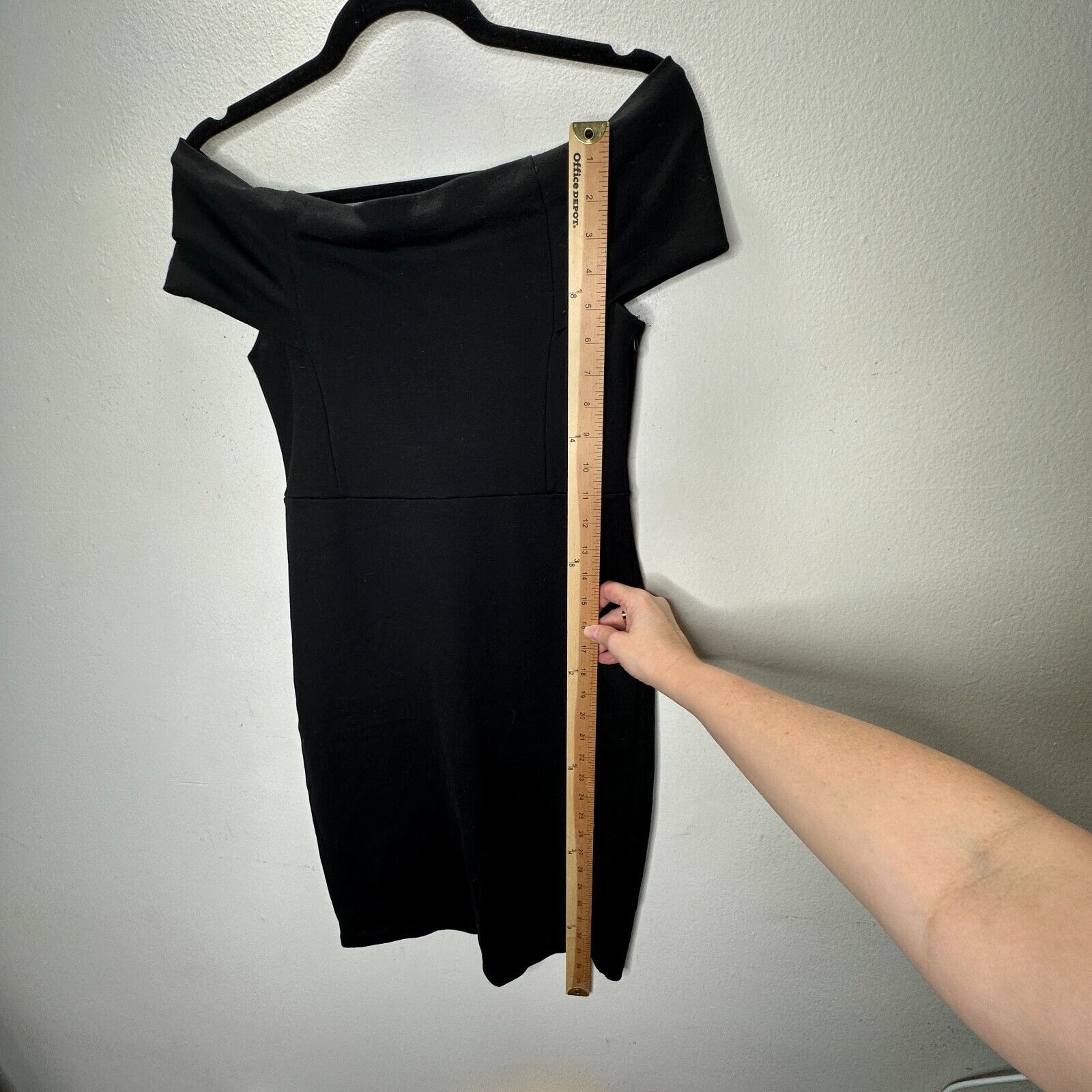 Zara Zara Sexy Black Off-Shoulder Bandeau bodycon Dress Medium Size M / US 6-8 / IT 42-44 - 11 Thumbnail