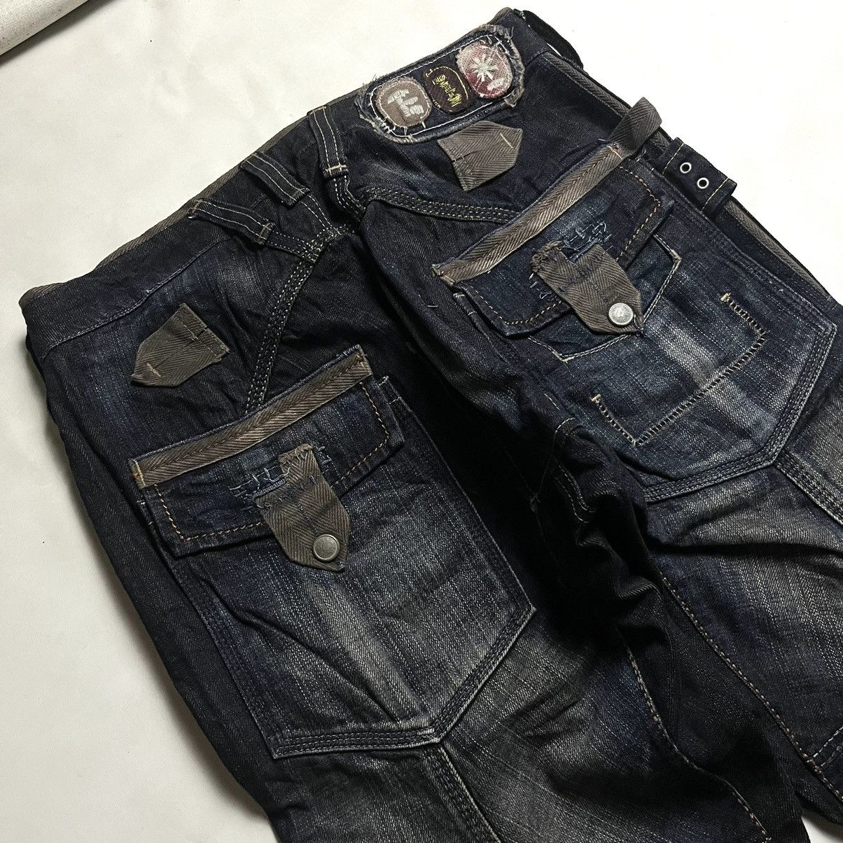 CLOSED × Marithe + Francois Girbaud 🔥RARE🔥 00s Multiple embllishments straps patches stitching Size US 30 / EU 46 - 7 Thumbnail