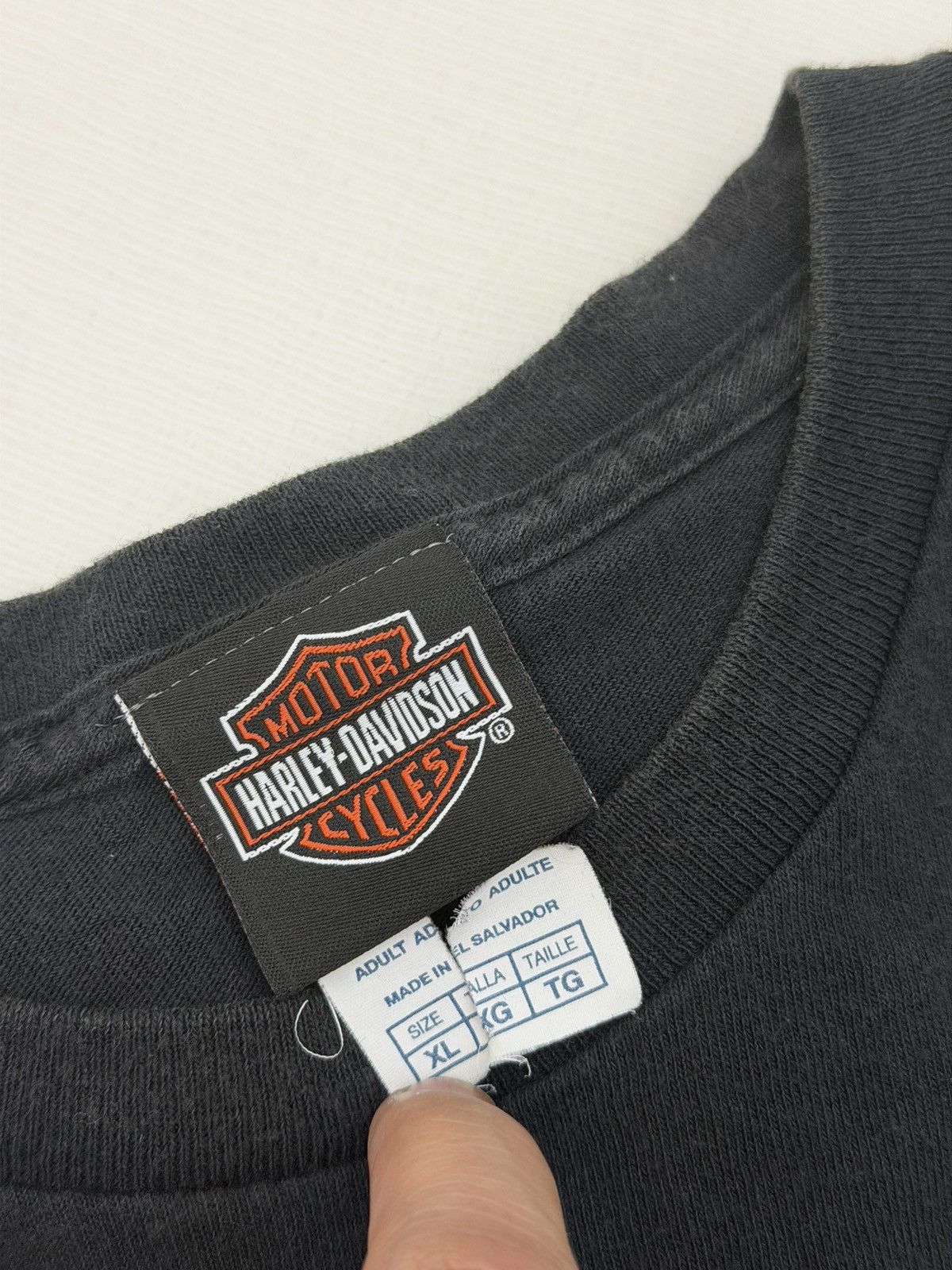 Harley Davidson Vintage Harley Davidson Cafe Las Vegas Graphic Tshirt Sz XL Size US XL / EU 56 / 4 - 6 Thumbnail