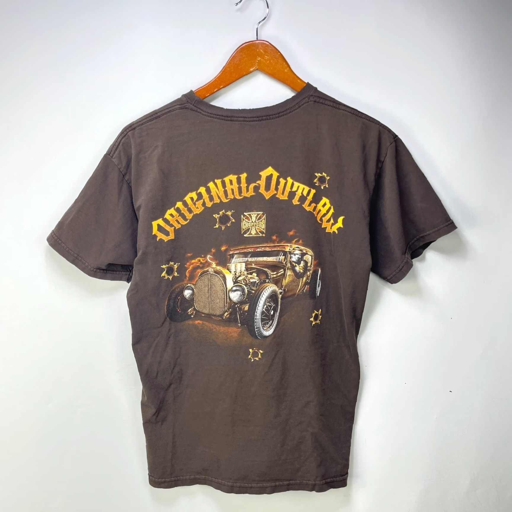 West Coast Choppers VINTAGE West Coast Choppers T Shirt M Adult Medium Brown Cotton Graphic Print 90s Disney Stitch Winnie The Pooh Jess Pockets Logo Men Mens Size US M / EU 48-50 / 2 - 2 Thumbnail