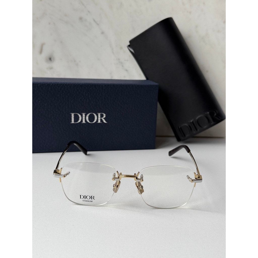 Dior NEW Dior CD DiamondO S5U Rimless Titanium Eyeglasses Frames Size ONE SIZE - 2 Thumbnail