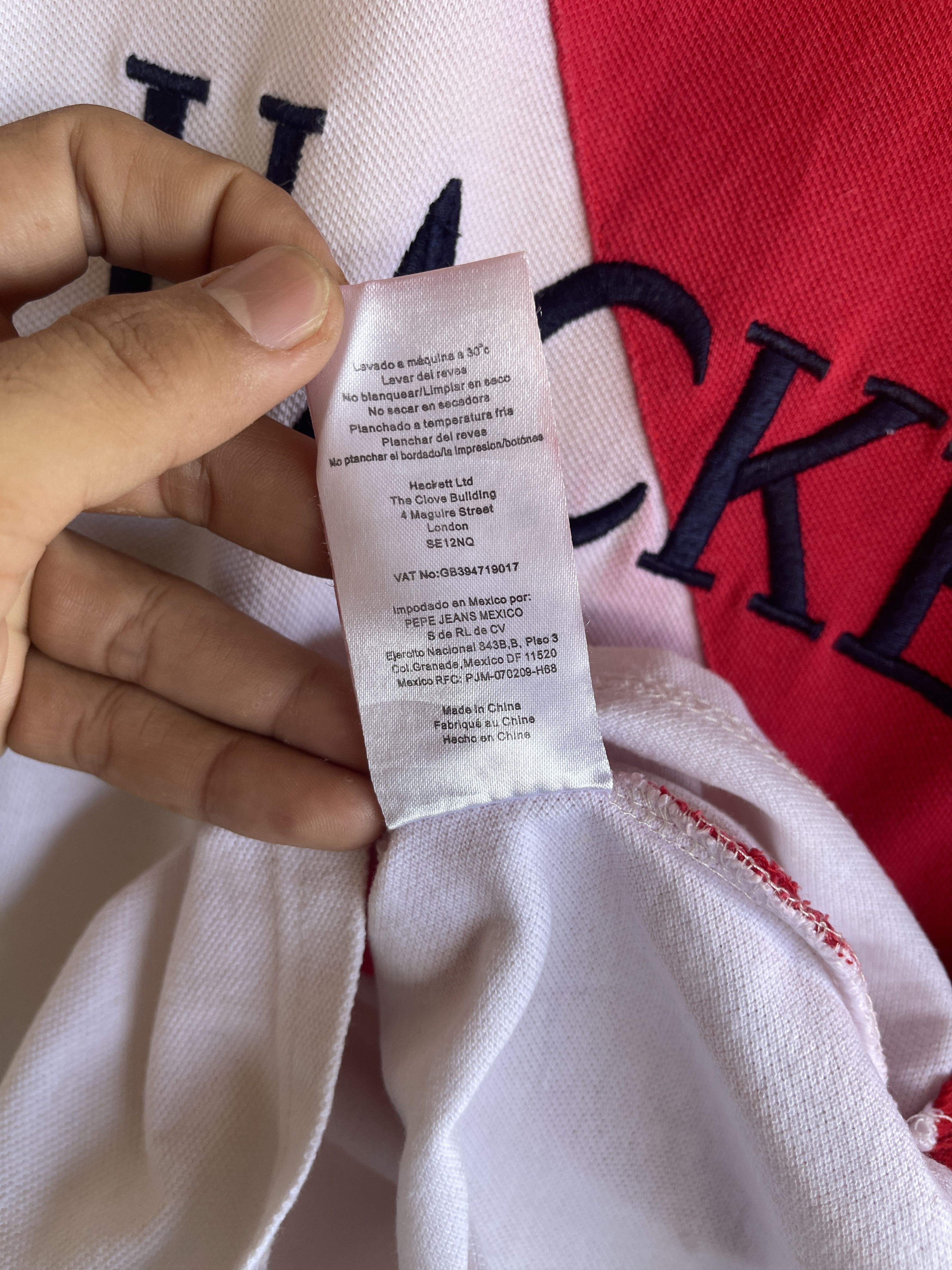 Hackett × Rugby Ralph Lauren 🔥HACKETT LONDON POLO CLUB🔥Embroidered Big Logo Polo Tshirt Size US S / EU 44-46 / 1 - 9 Thumbnail