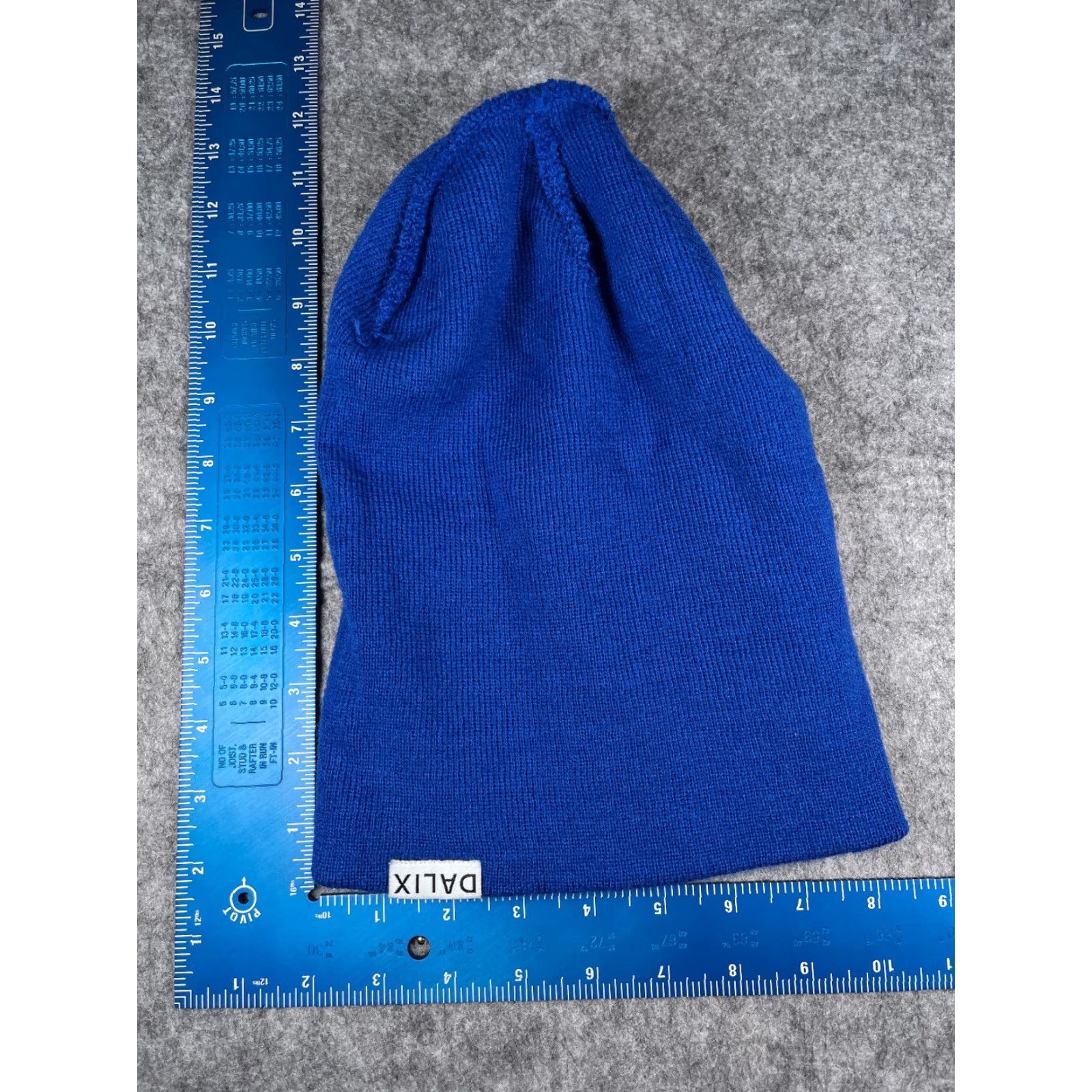 Vintage Dalix Beanie Toque Adult One Size Blue Knit Acrylic Winter Ski Snow Outdoors Size ONE SIZE - 5 Thumbnail