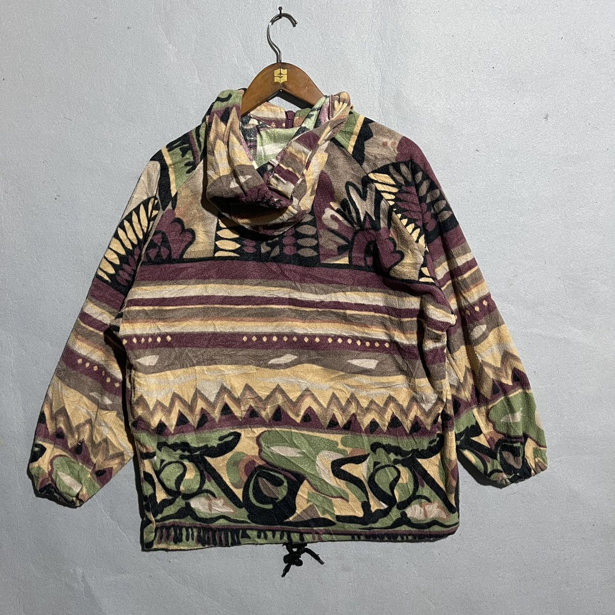 Vintage Vintage Board Magic Abstract Pattern Fleece Pullover Hoodie Size US M / EU 48-50 / 2 - 6 Thumbnail