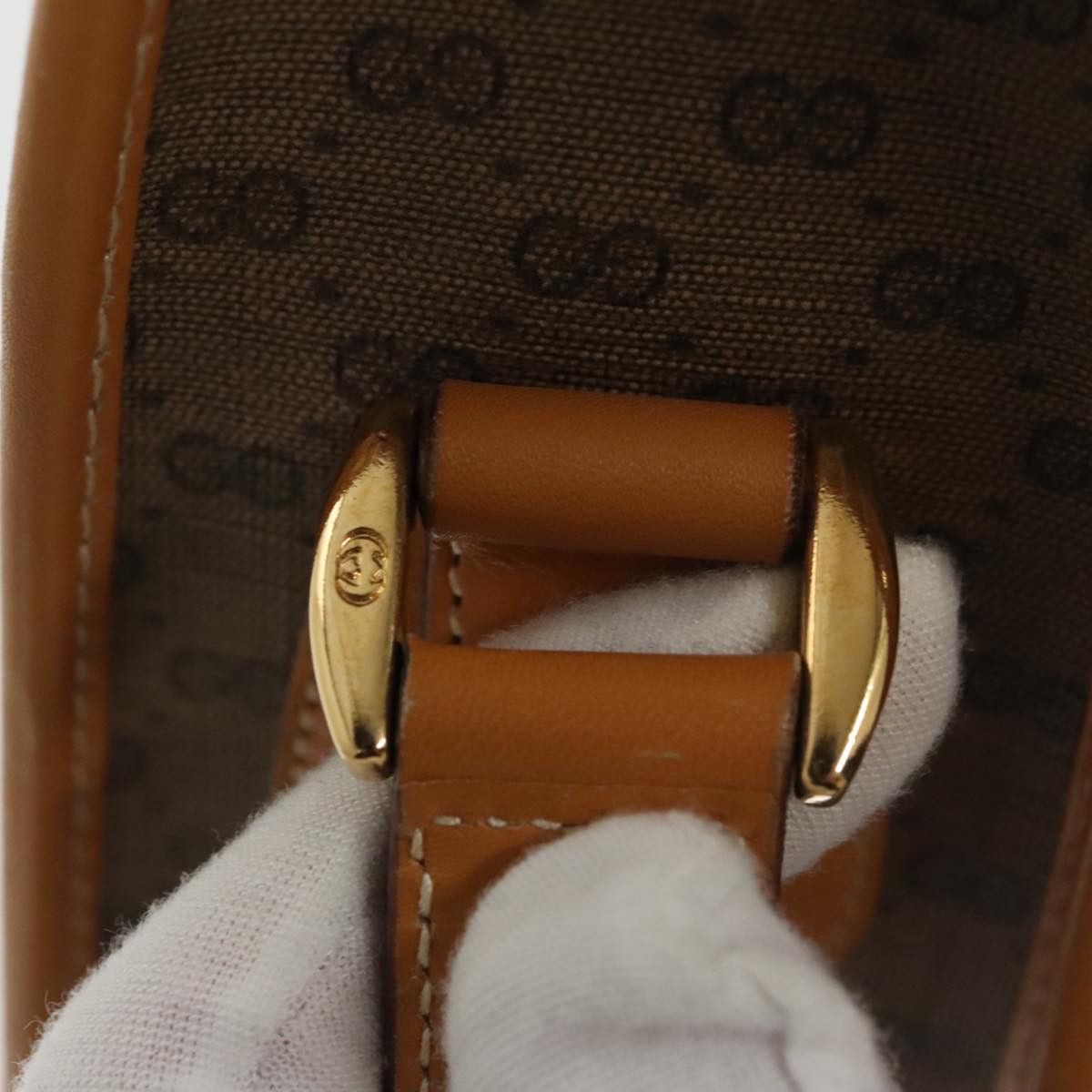Gucci GUCCI Micro GG Supreme Shoulder Bag Pvc Beige Gold 001 104 Size ONE SIZE - 15 Thumbnail