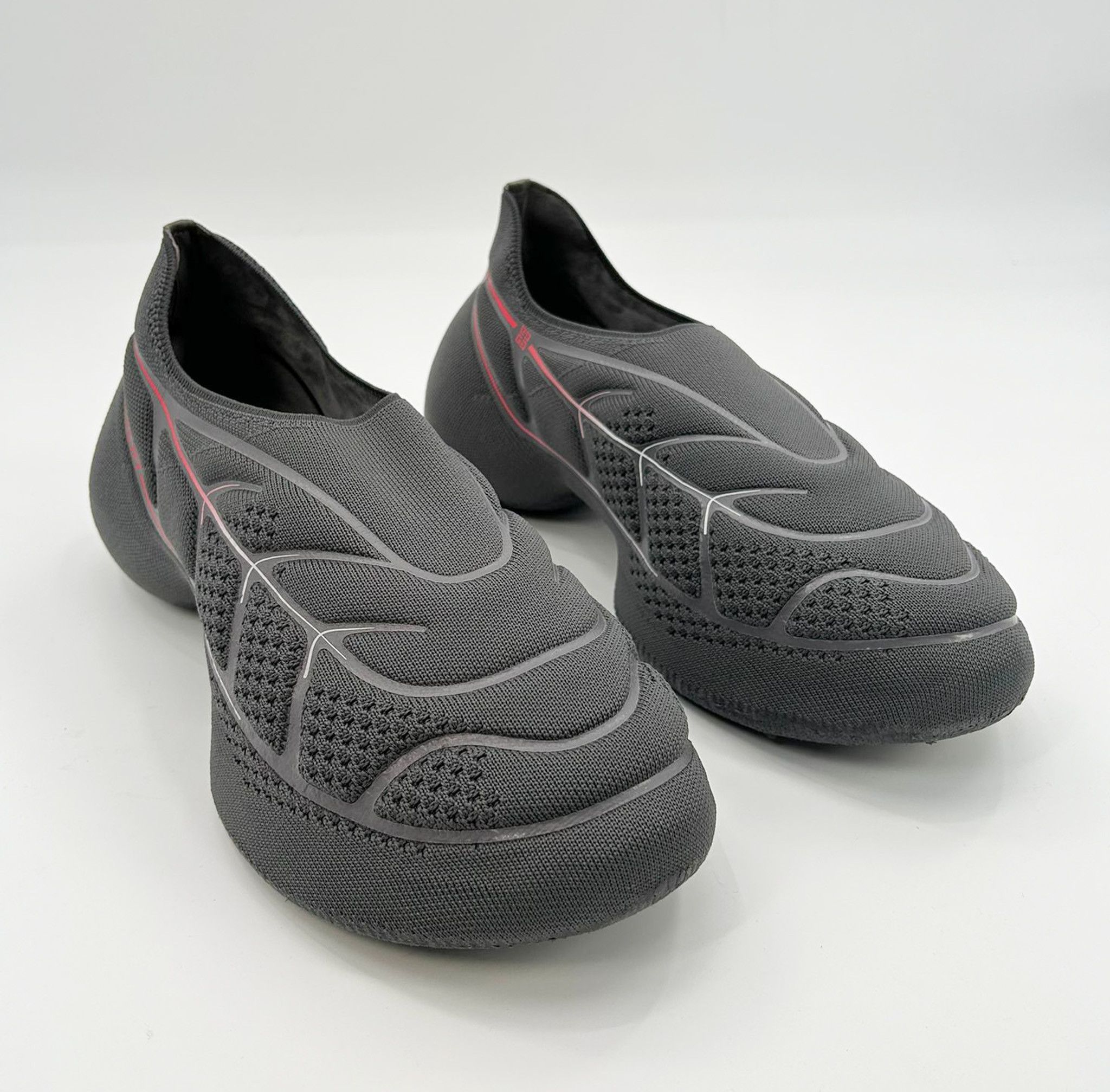 Givenchy Givenchy Grey/Red TK-360 Plus Sneakers Size US 13 / EU 46 - 1 Thumbnail