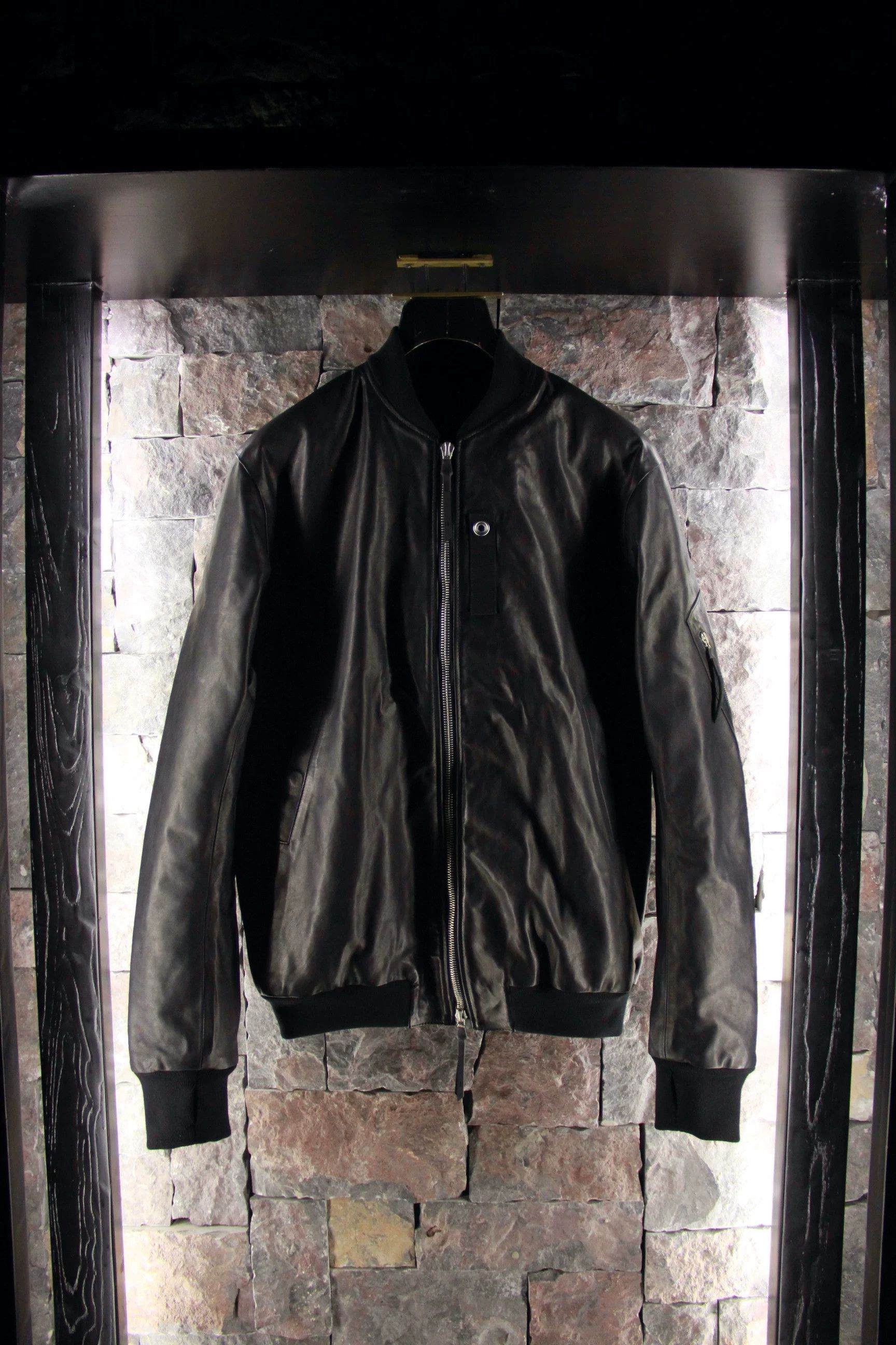 Boris Bidjan Saberi Boris Bidjan Saberi Black Leather Jacket Men l Size US L / EU 52-54 / 3 - 1 Thumbnail