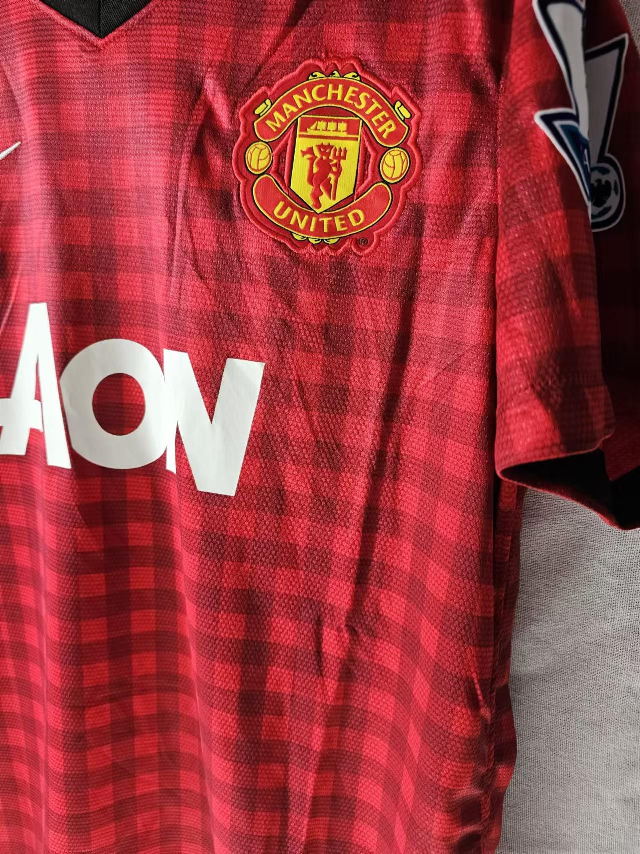 Other 2012 2013 Manchester United 10 Wayne Rooney Jersey Home L Size US L / EU 52-54 / 3 - 4 Thumbnail