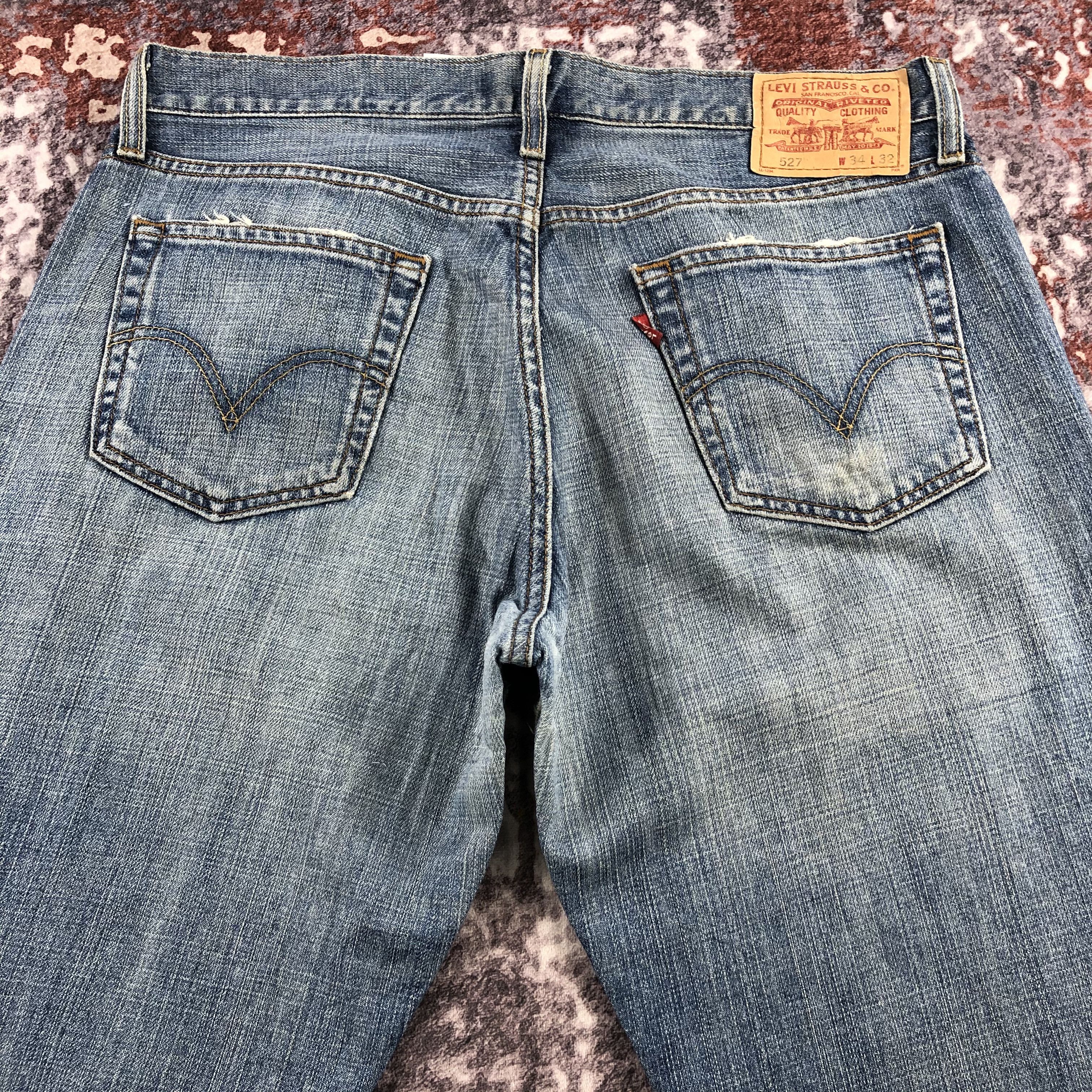 Levi's × Vintage Vintage Blue Wash Levis 527 Jeans-JM2435 Size US 35 - 5 Thumbnail