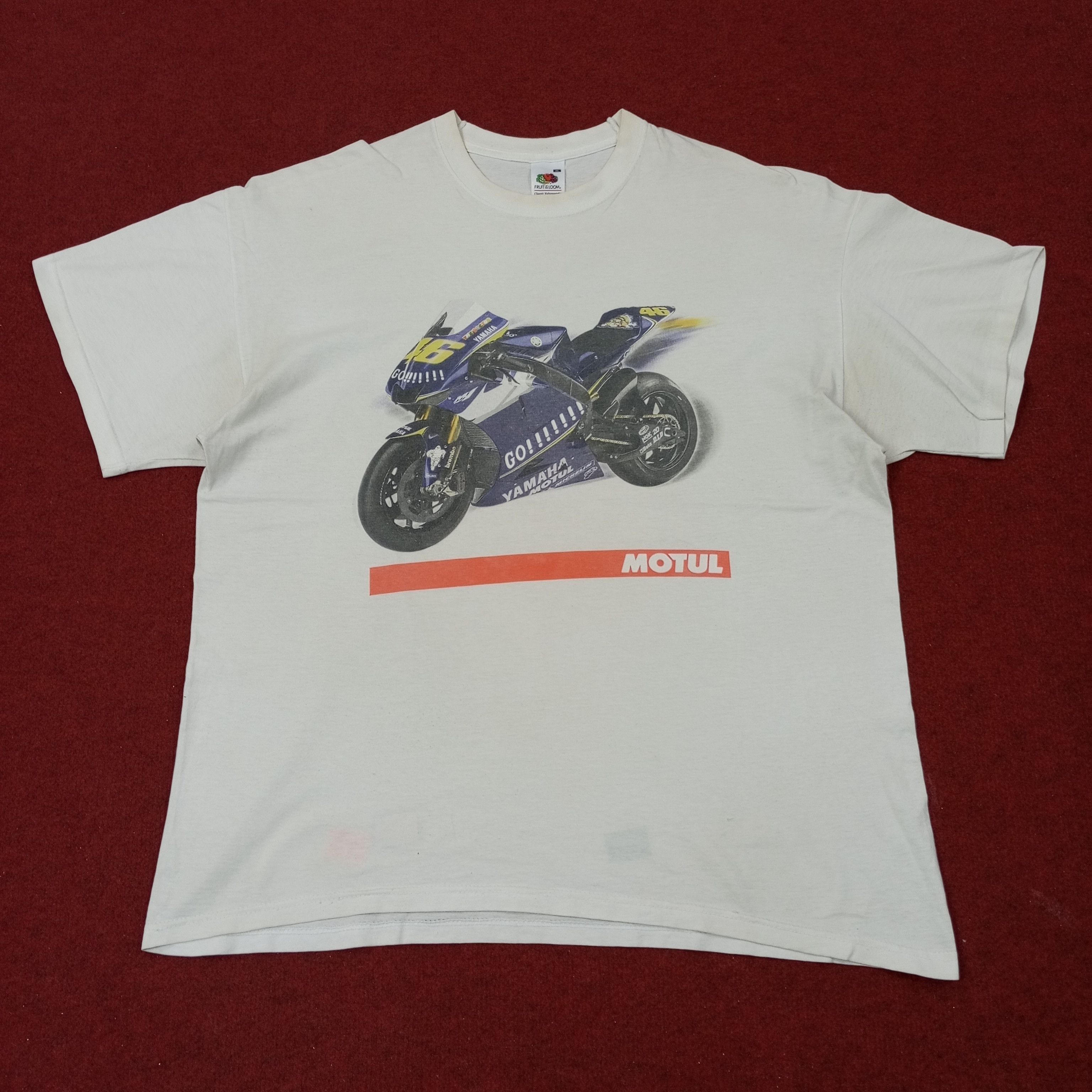 Yamaha Rossi 46 Motul Yamaha MotoGP Vintage Tshirt Size US XL / EU 56 / 4 - 1 Thumbnail