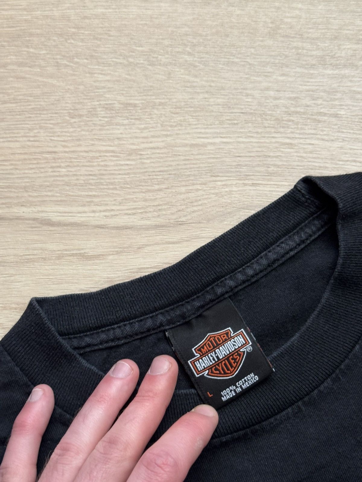 Vintage Vintage Harley Davidson Graceland y2k Faded Long Sleeve Size US L / EU 52-54 / 3 - 7 Thumbnail