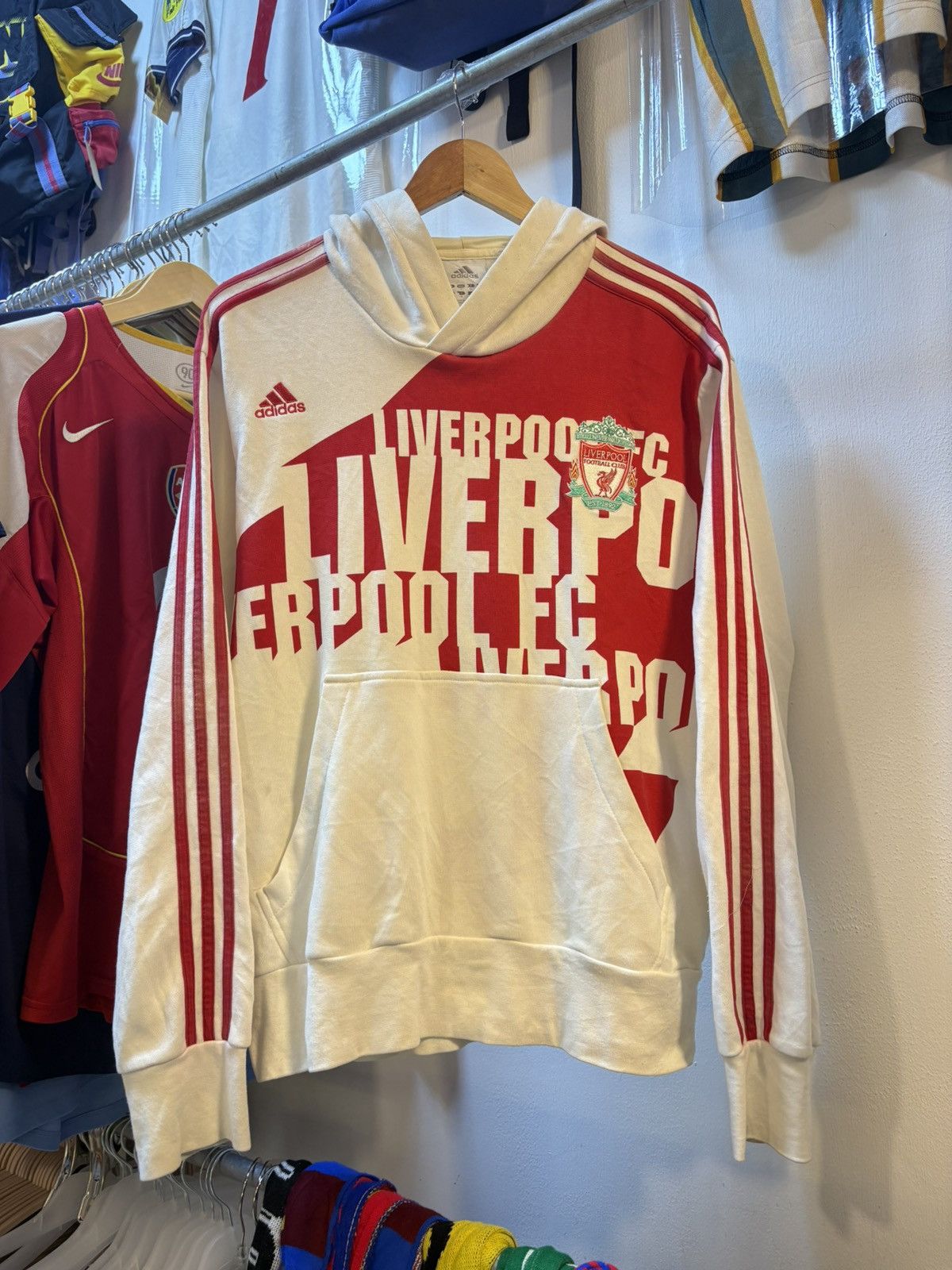 Adidas Vintage Y2K Liverpool FC Hoodie Size US M / EU 48-50 / 2 - 1 Thumbnail