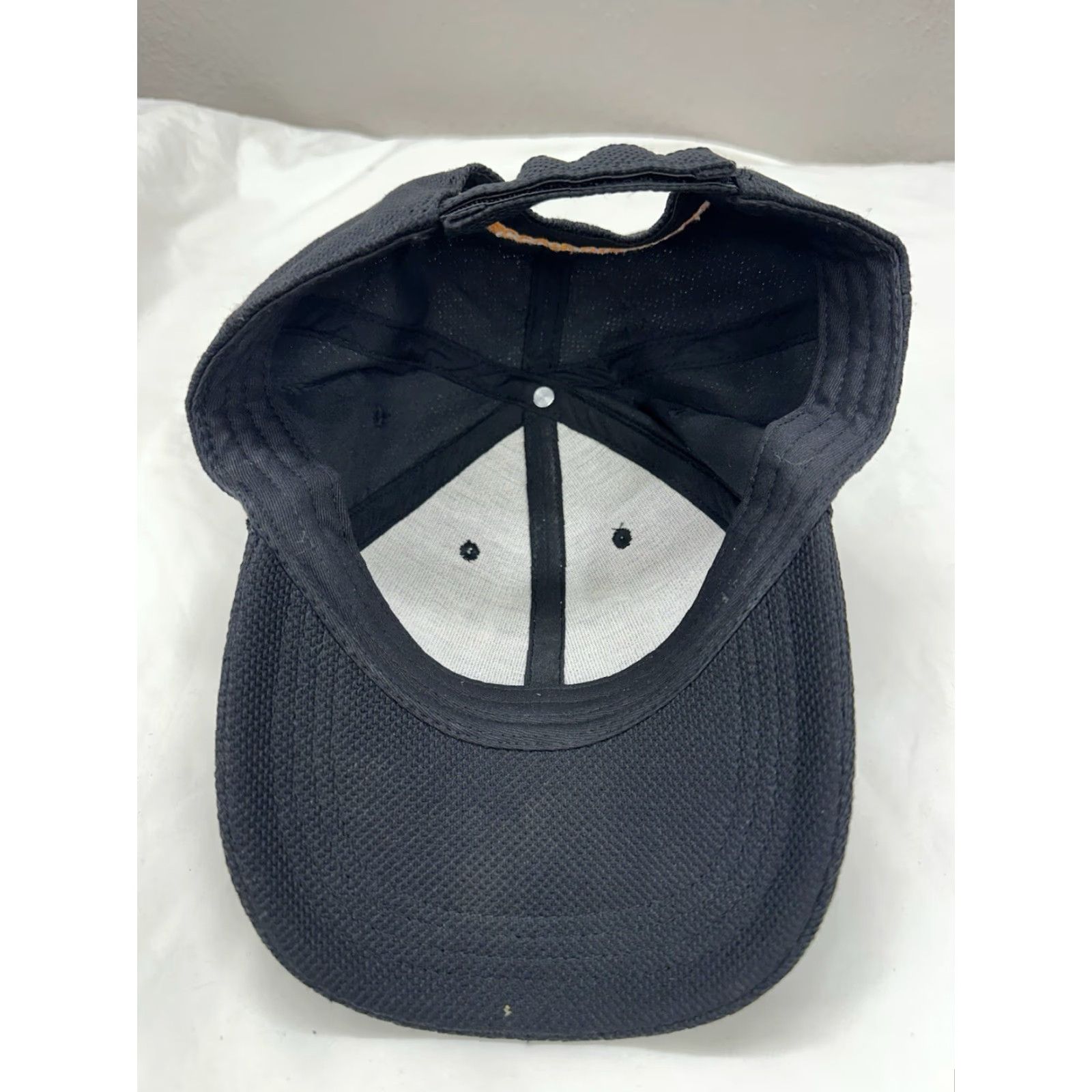 Logo 7 Unbranded Baseball Cap Black Embroidered Logo Adjustable Hat Men 90s Outdoor Casual Front Adjustable Size ONE SIZE - 3 Thumbnail