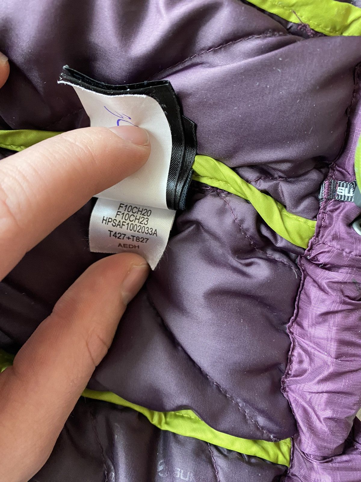 The North Face North Face Jacket Womens Purple Indigo Summit Series 700 Size S / US 4 / IT 40 - 15 Thumbnail