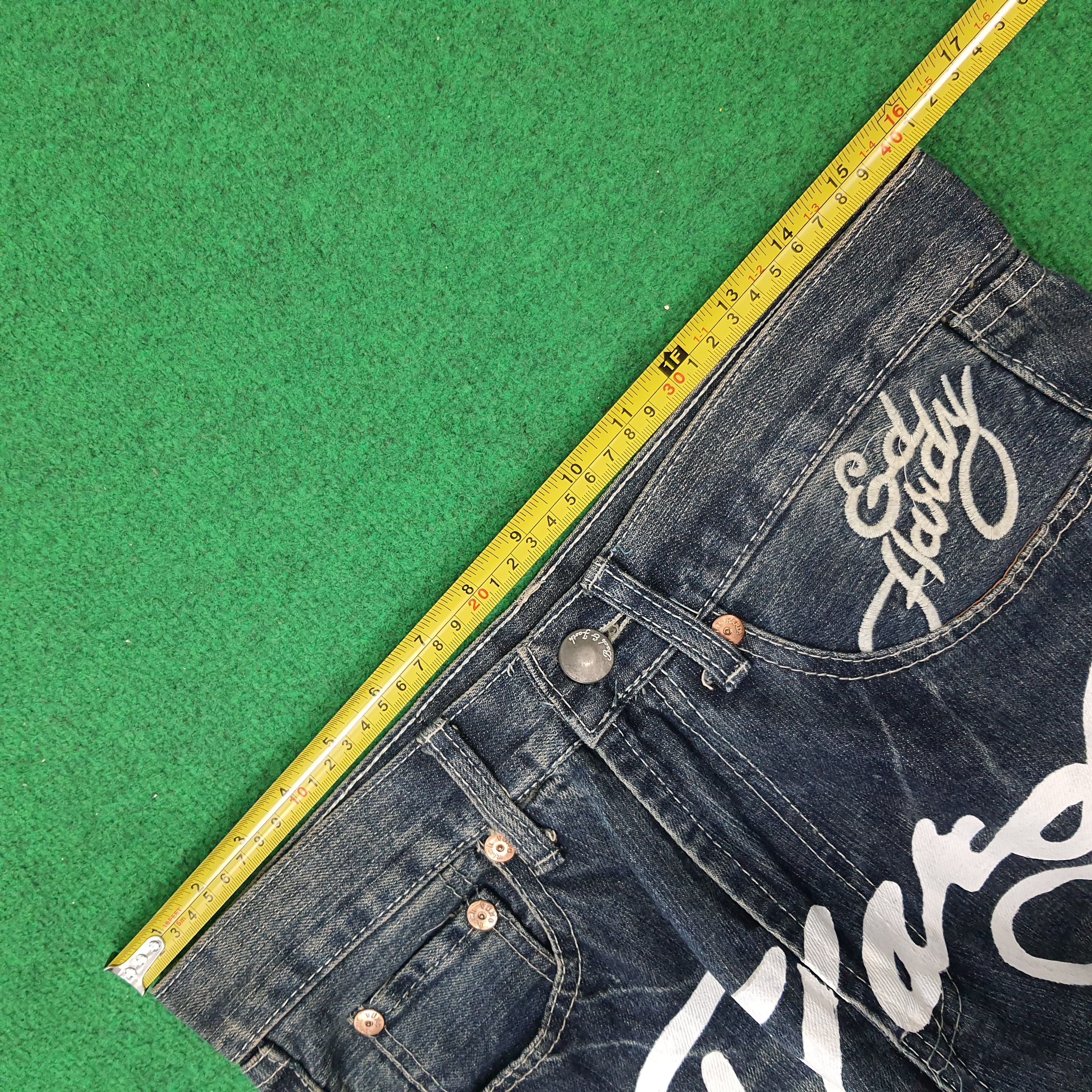 Ed Hardy Vintage Ed Hardy Christian Audigier Custom Logo Jeans C272N1 Size US 31 - 14 Thumbnail