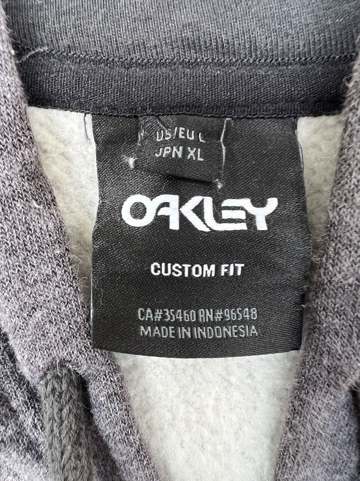 Oakley Oakley Distressed Faded Baggy Boxy Hoodie Size US M / EU 48-50 / 2 - 8 Thumbnail