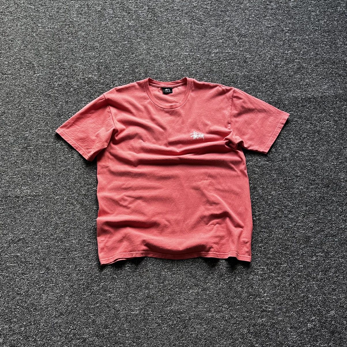 Affliction × Stussy stussy pink logo tee Size US L / EU 52-54 / 3 - 1 Thumbnail