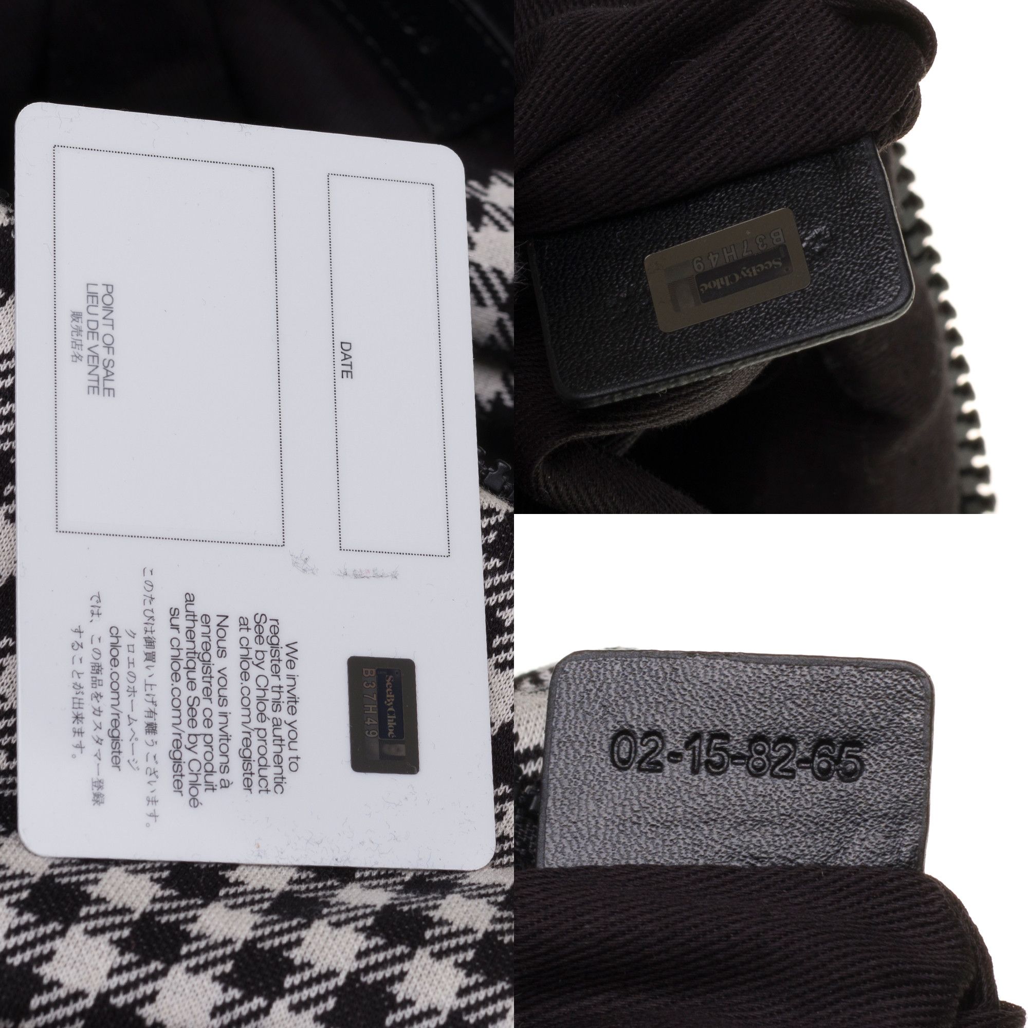 Chloe CHLOE Bag in Black & White Cotton Size ONE SIZE - 6 Thumbnail