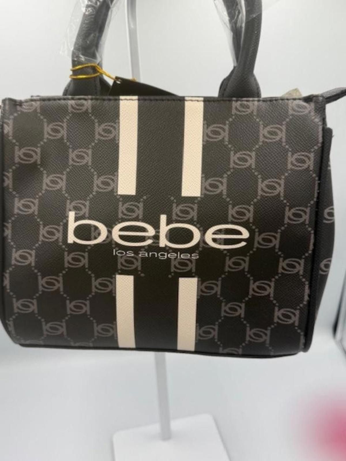 United Colors Of Benetton NWT Bebe Paisley Black Mini Canvas hand bag Size ONE SIZE - 1 Thumbnail