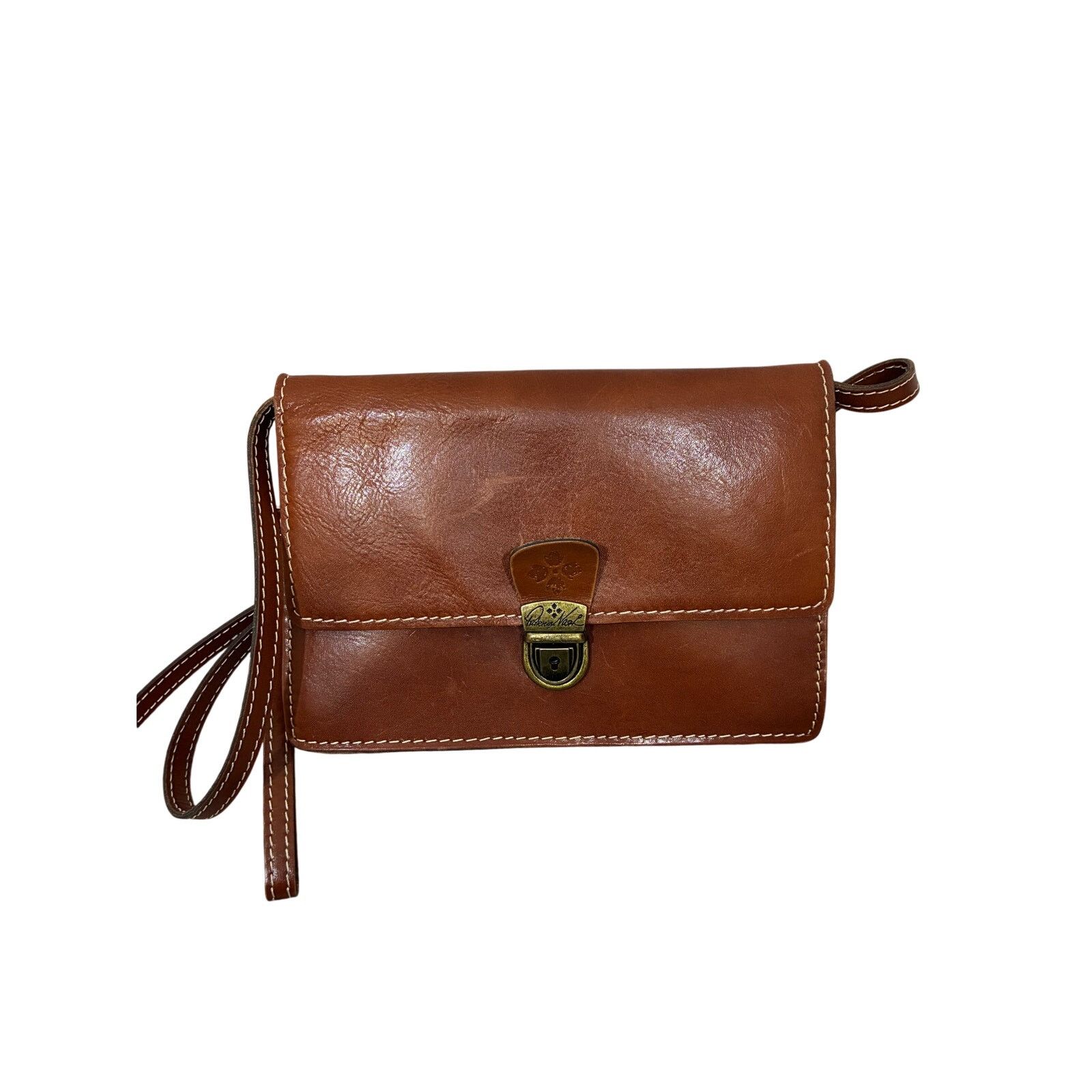 Patricia Nash Patricia Nash Lanza Crossbody Organizer Leather Brown EUC Size ONE SIZE - 1 Thumbnail