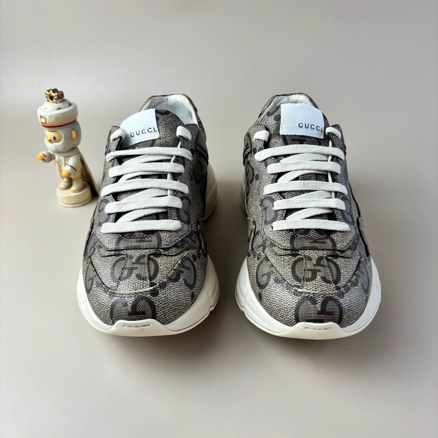 Gucci GUCCI Double G All Over Print Dad Sneakers 37.5 Near Mint Size US 6.5 / IT 36.5 - 2 Thumbnail