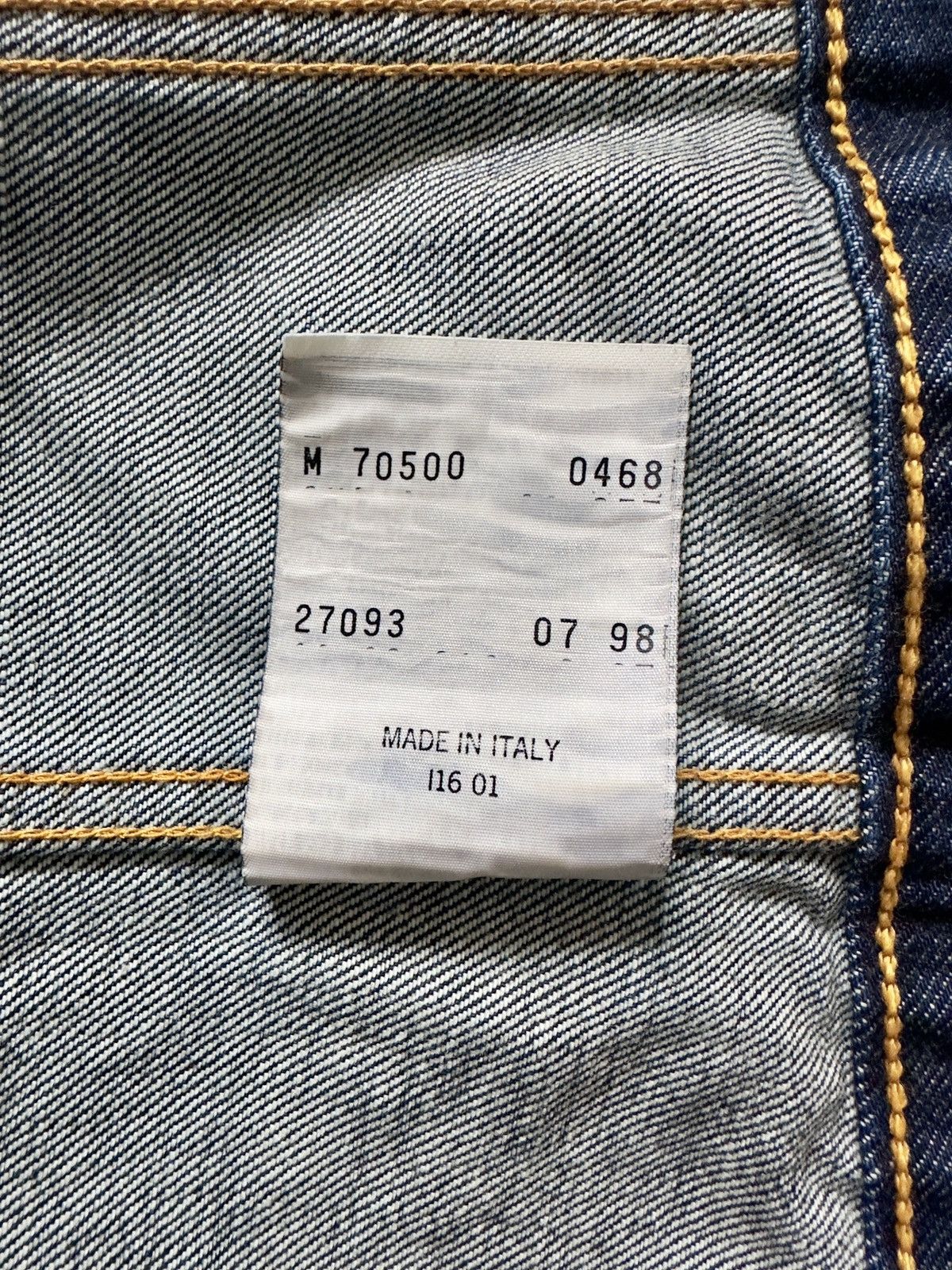 Levi's Levi’s70500 Jacket Made in Italy 90s “4830” Back Print Size US M / EU 48-50 / 2 - 4 Thumbnail