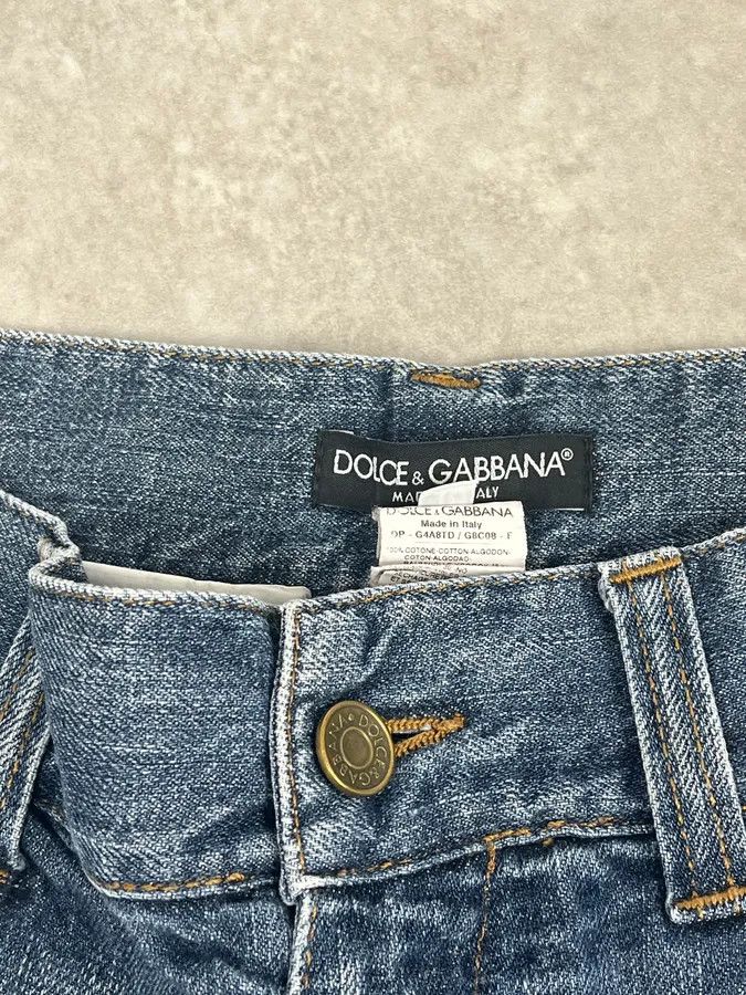 Dolce & Gabbana 2000s Dolce & Gabbana Blue Slim Denim Jeans Size US 30 / EU 46 - 12 Thumbnail