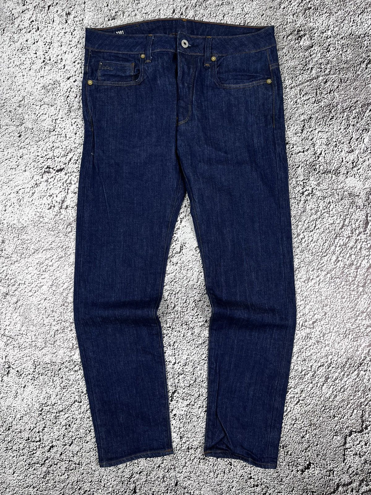 G-Star Vintage Y2K G STAR slim blue denim jeans trousers Size US 33 - 4 Thumbnail