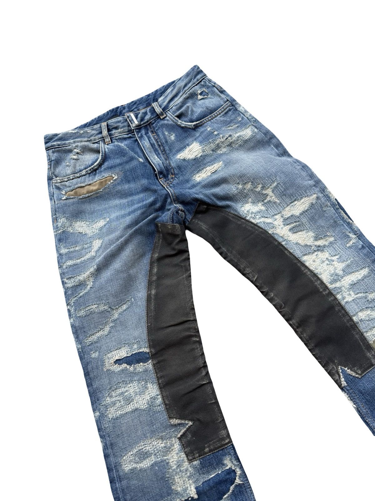 Givenchy Givenchy Boro Distressed Moleskin Denim Size US 30 / EU 46 - 3 Thumbnail