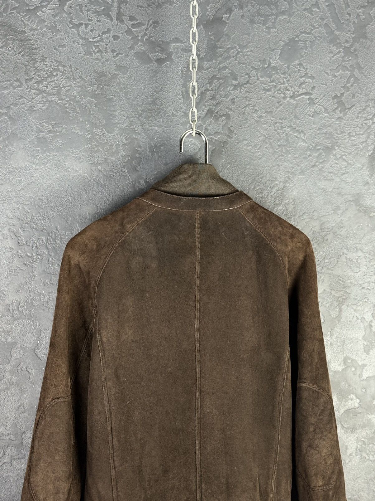 Prada 2000s Prada Brown Shearling Leather Jacket Women's Size L / US 10 / IT 46 - 11 Thumbnail