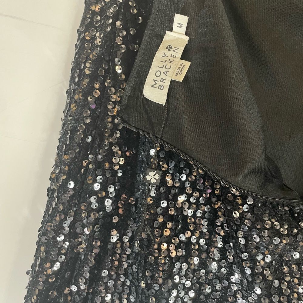 Other Molly Bracken Sequin Mini Skirt Medium Size 30" / US 8 / IT 44 - 4 Thumbnail