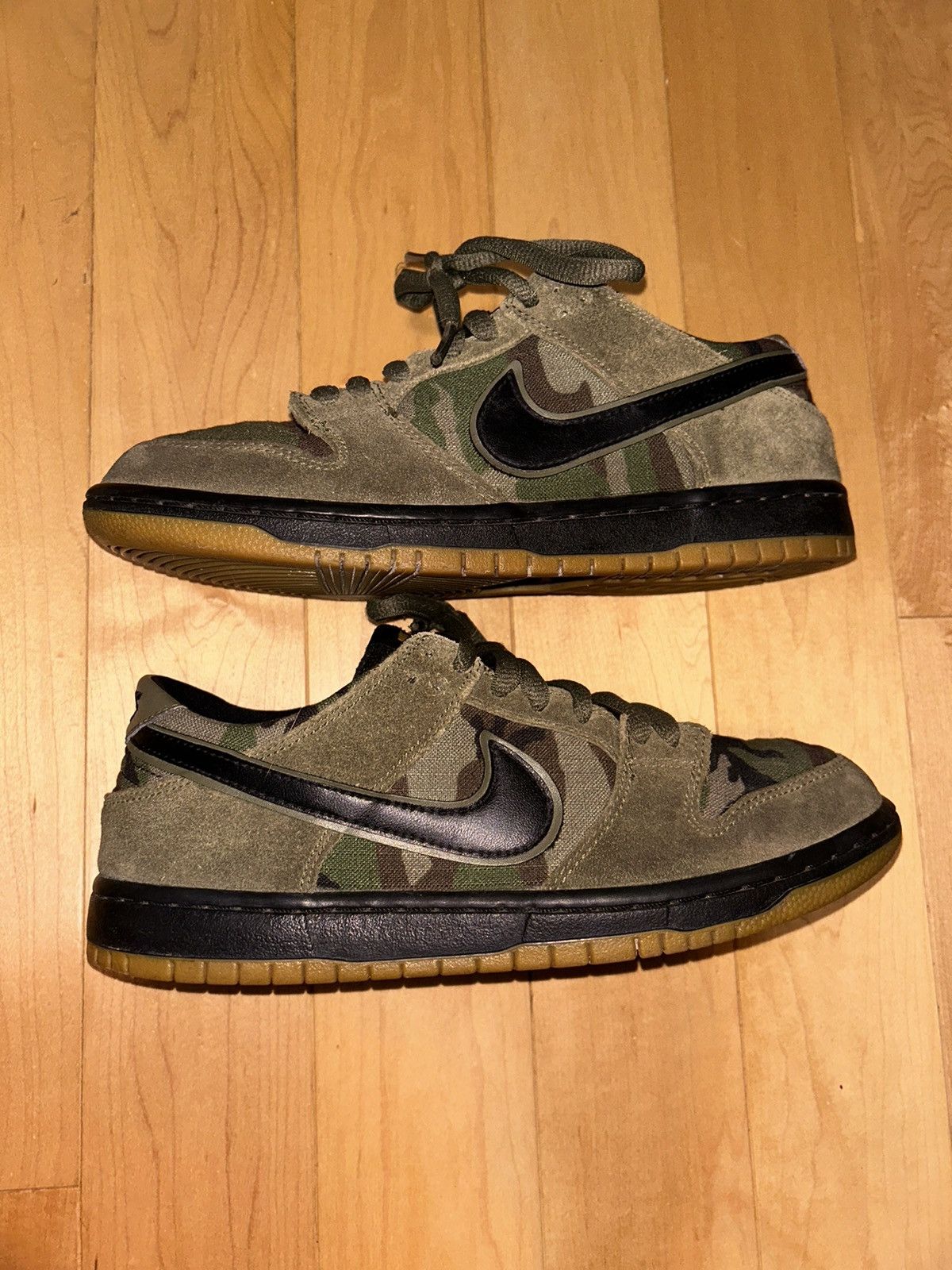 Nike RARE SKATE CAMO Nike SB Dunk Low Size US 8 / EU 41 - 3 Thumbnail