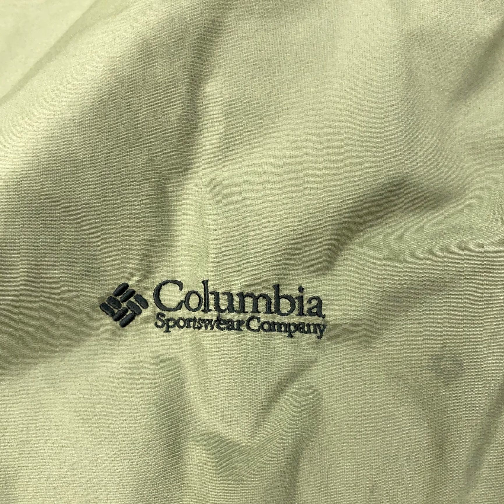 Vintage VINTAGE Columbia Bomber Jacket Mens M Beige Nylon Lined Full Zip 90s Retro Army Casual Workwear Size US M / EU 48-50 / 2 - 2 Thumbnail