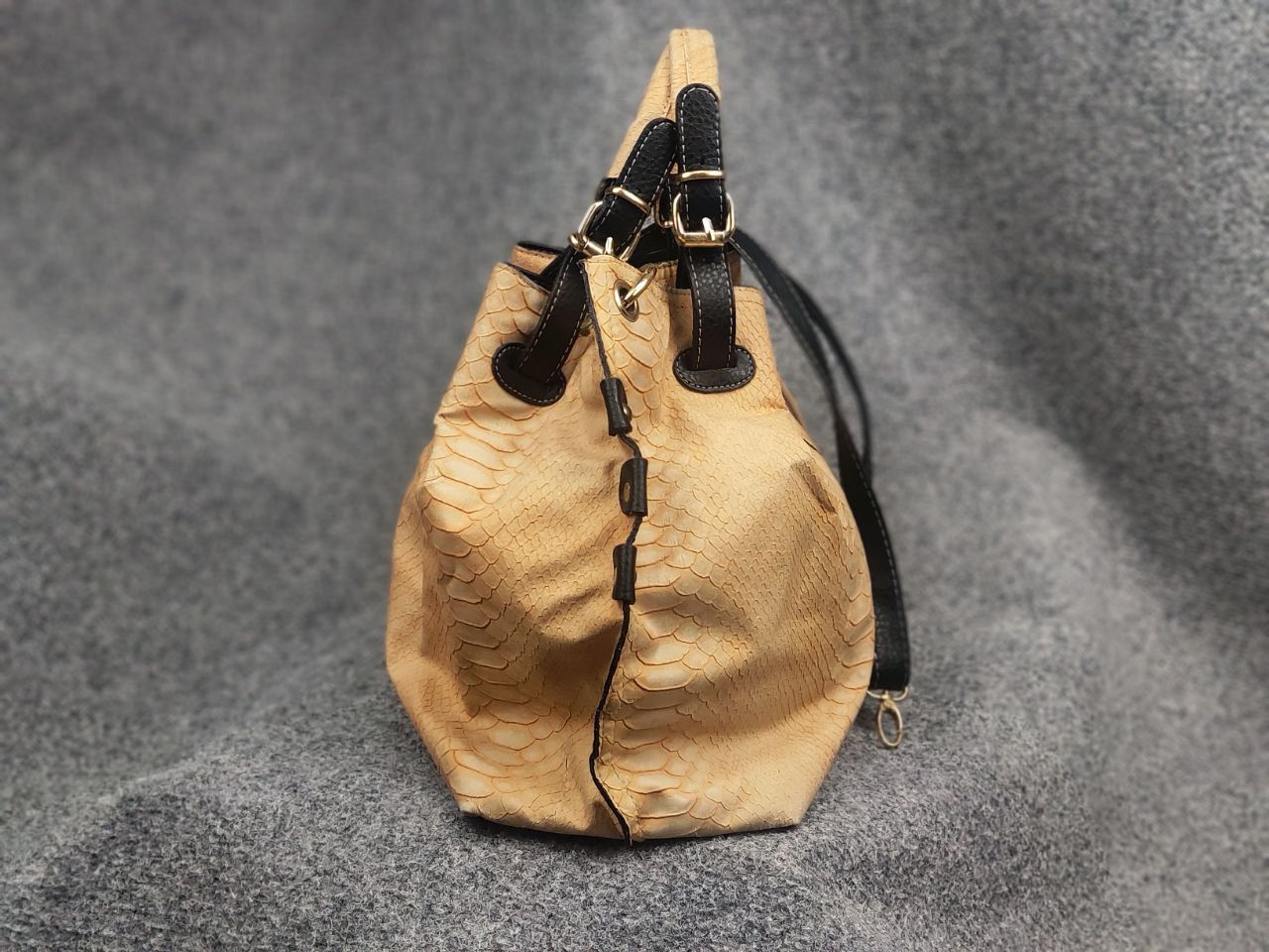 Chloe Vintage 90's Chloe Style bag snakeskin texture handles Y2K Size ONE SIZE - 8 Thumbnail